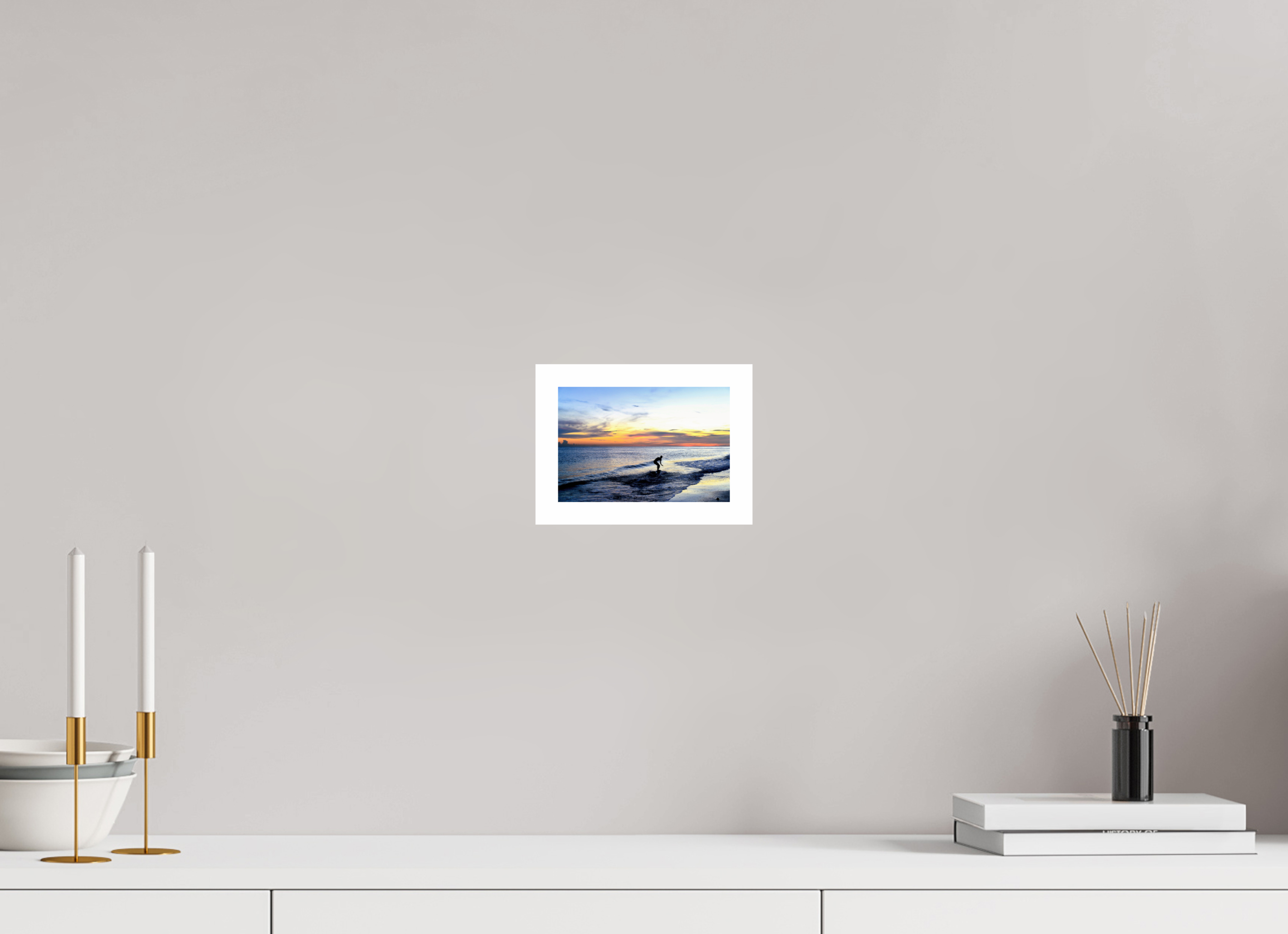 6 x 4″, Hahnemühle FineArt Pearl Print, .79" white border Chasing the Last Light