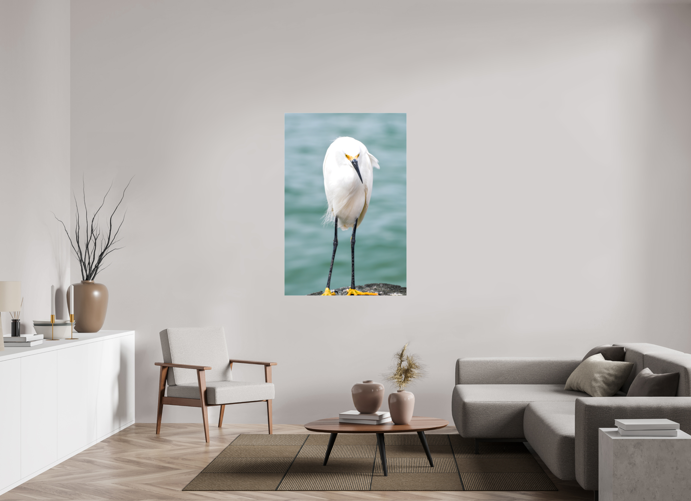 36 x 54″, Glossy Canvas on Stretcher Frame, 1,57" Wrapped The Patient Hunter