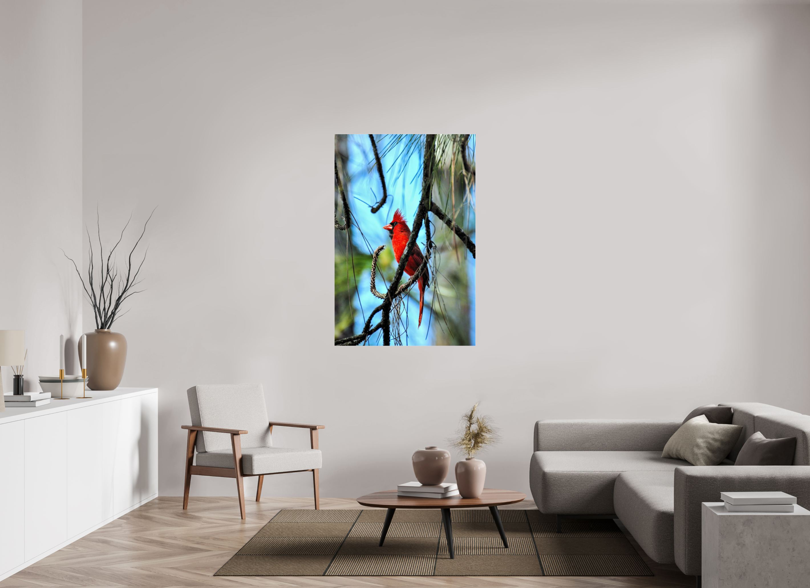 36 x 54″, Photo Print Fuji Crystal Archive Under Acrylic Glass The Corkscrew Cardinal