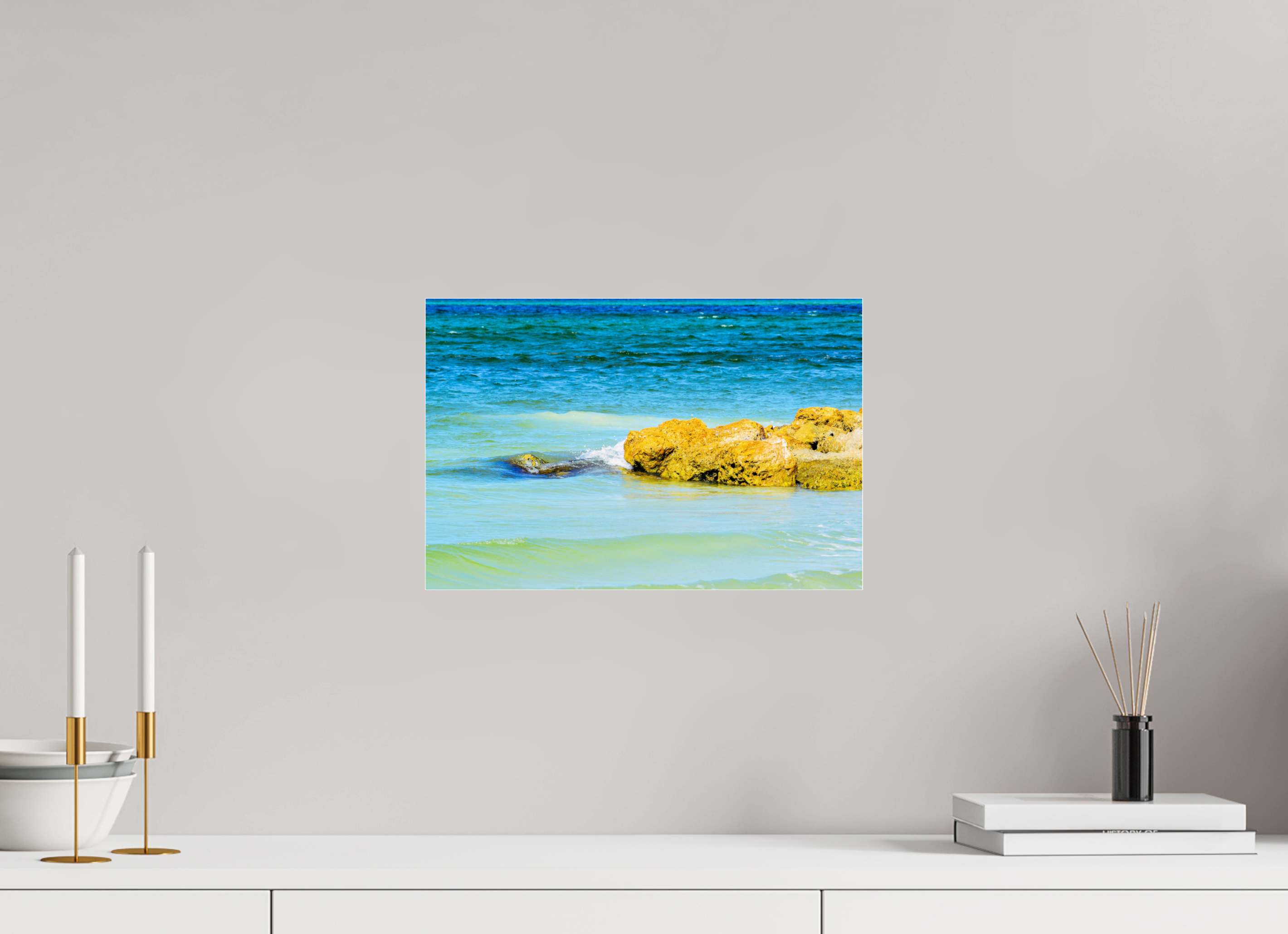 15 x 10″, Photo Print Under Acrylic Glass Calm Waters