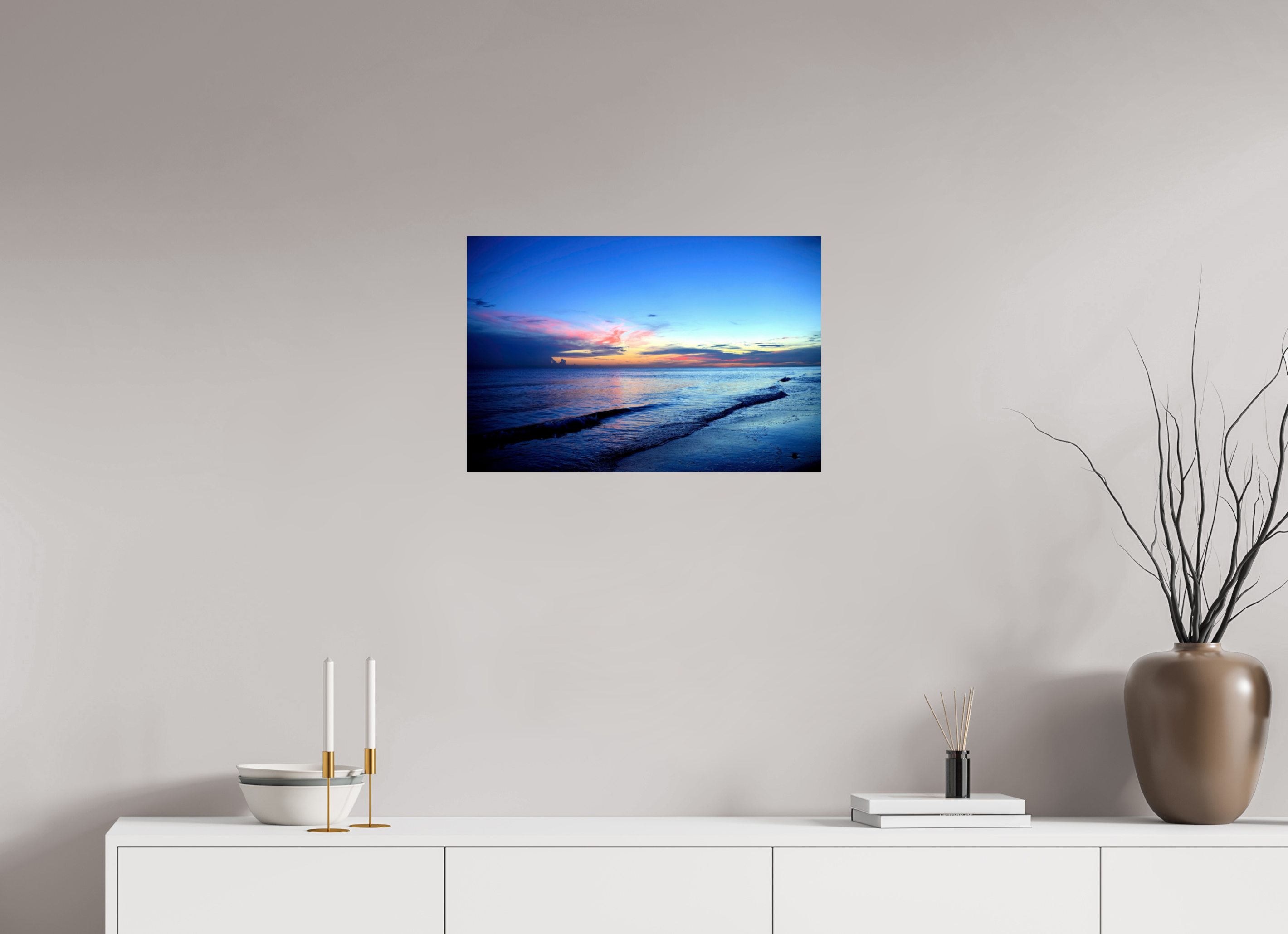 24 x 16″, Photo Print On Fuji Crystal DP II Indigo Horizon