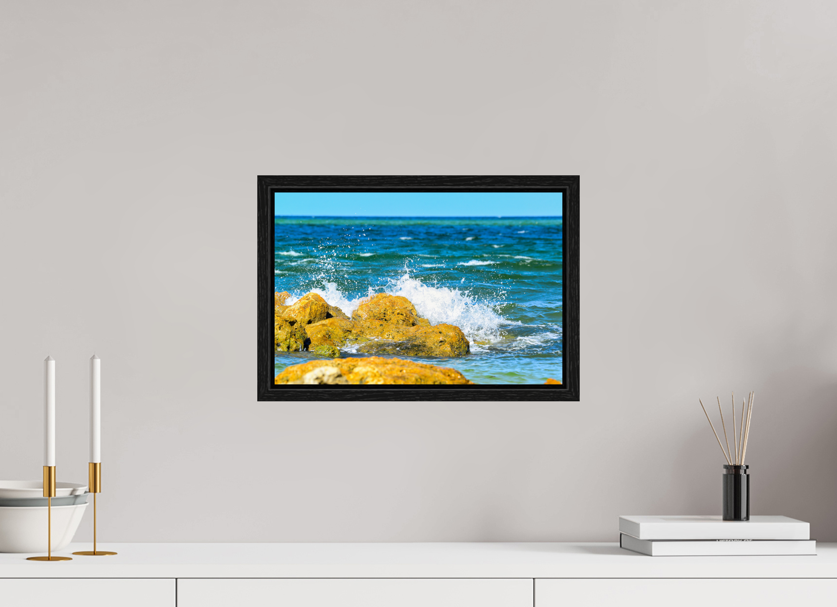 15 x 10″, Floater Frame The Ocean’s Impact