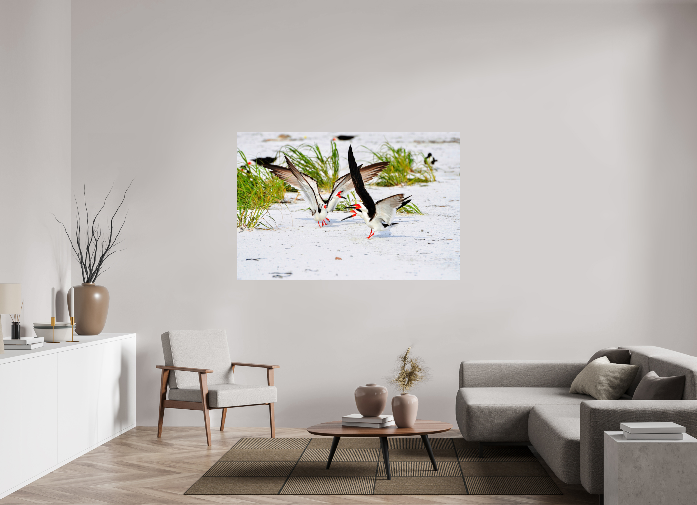66 x 44″, Metallic Photo Print Under Acrylic Glass The Skimmer Dance