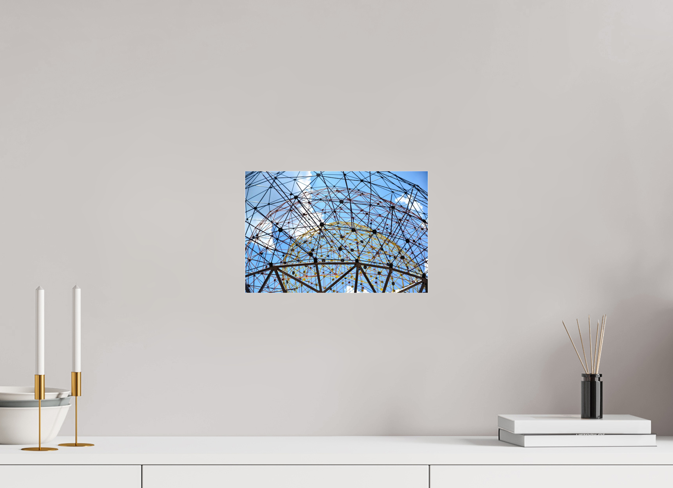 12 x 8″, Photo Print Under Acrylic Glass Geodesic Horizon: The Tillie Fowler Memorial