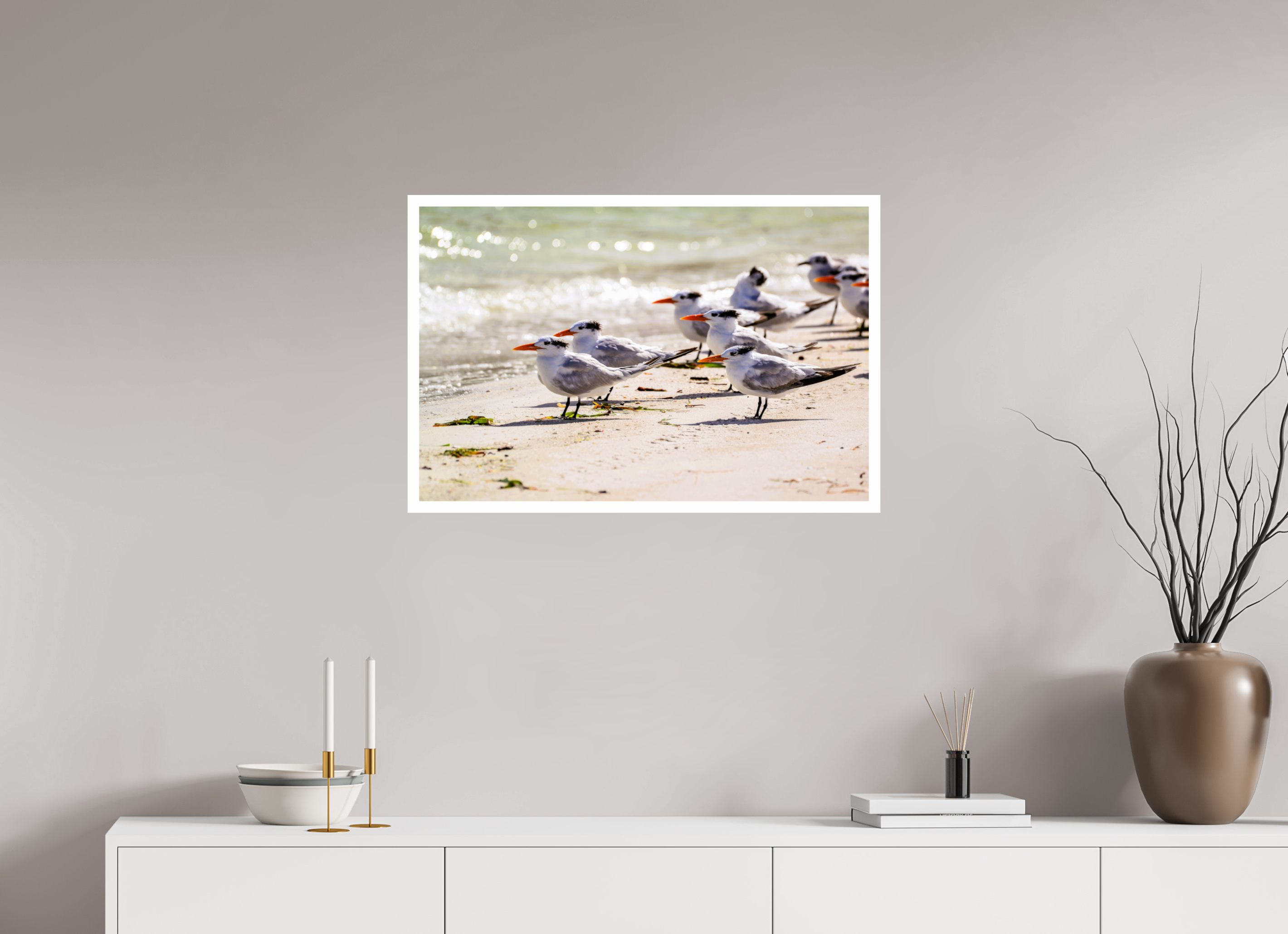 30.5 x 20″, Hahnemühle FineArt Pearl Print, .79" white border Royal Gathering