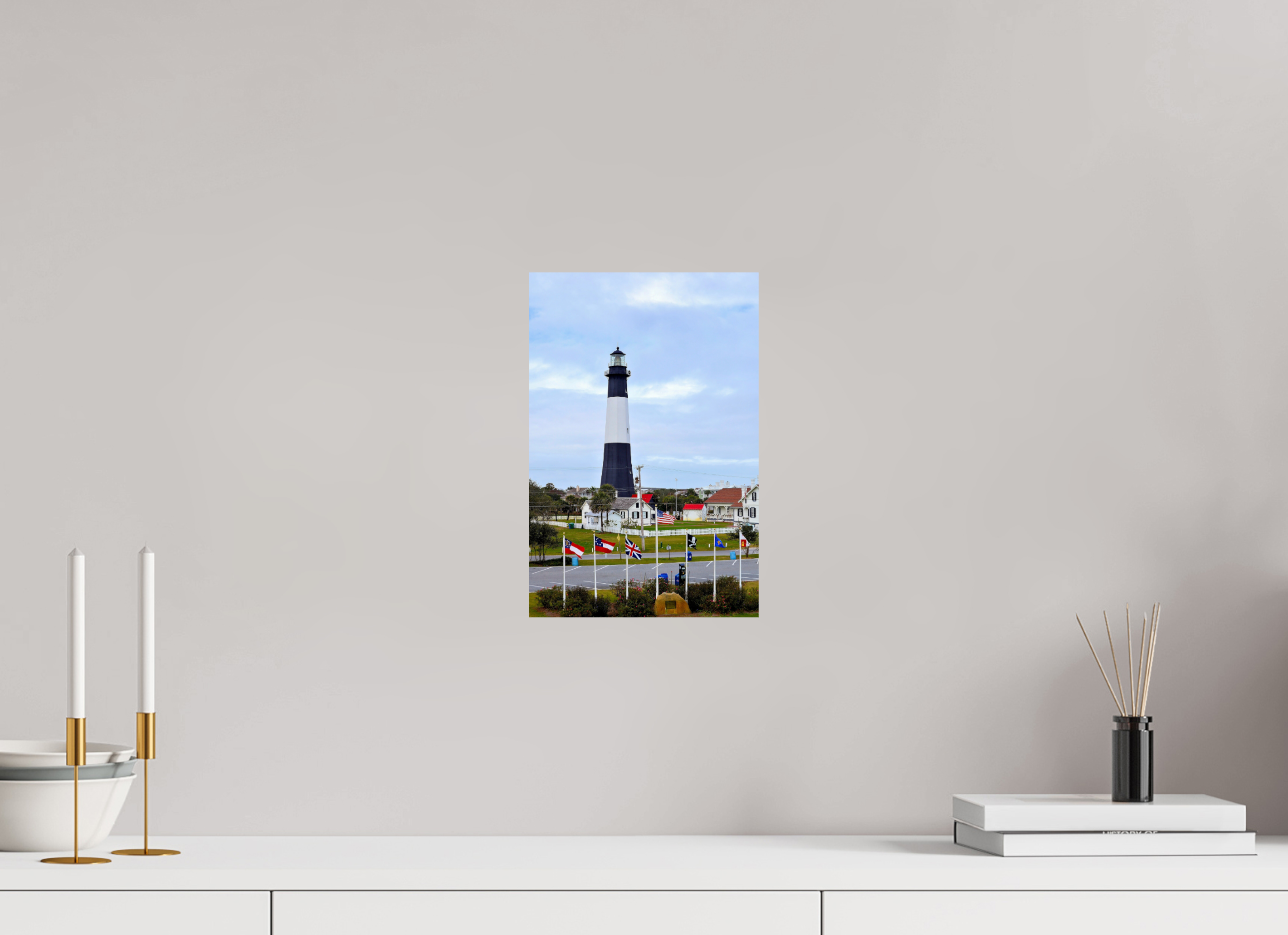 8 x 12″, Photo Print On Fuji Crystal DP II Heritage at Tybee: The Lighthouse & Grounds