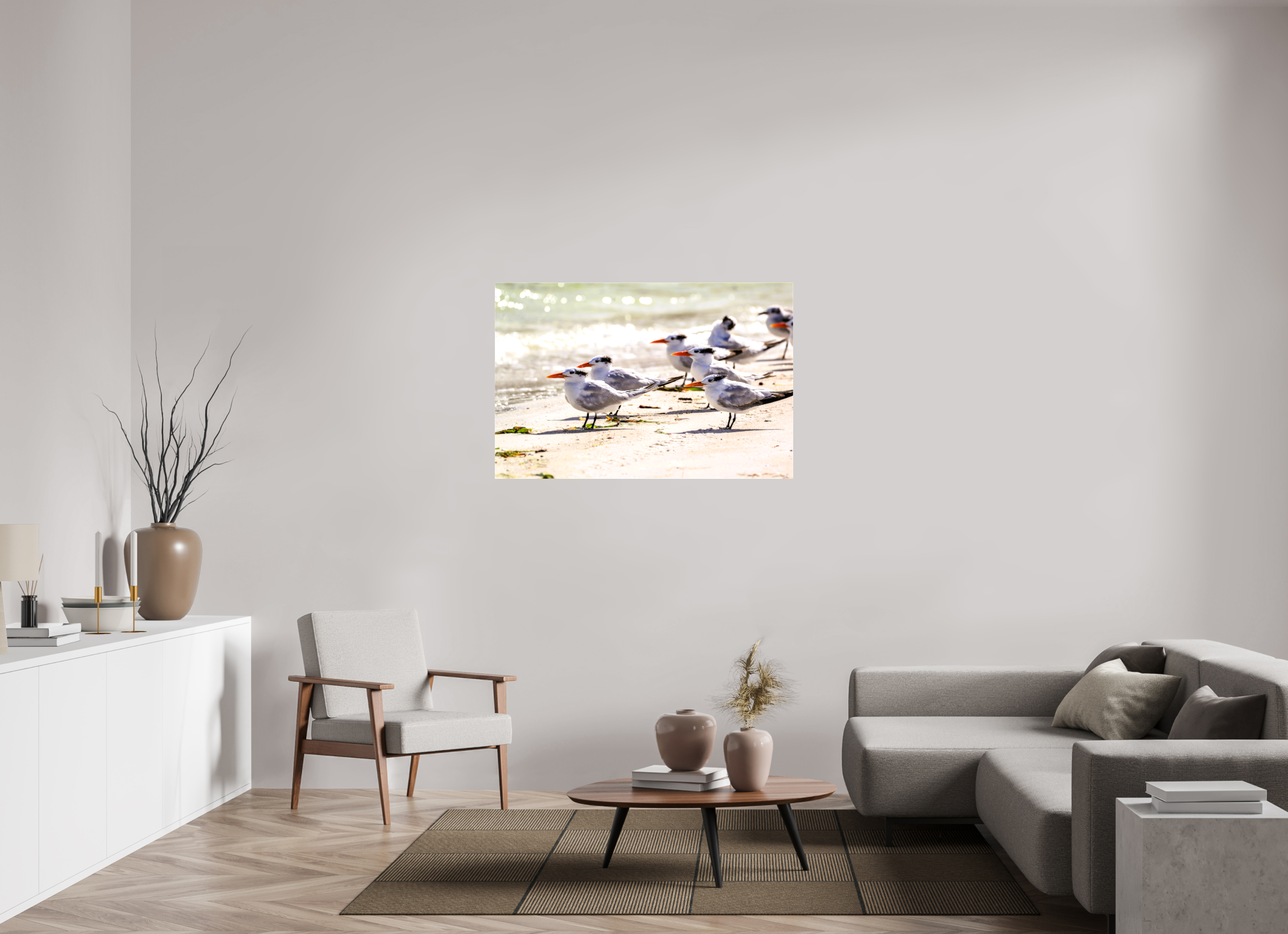 47.3 x 31″, Glossy Canvas on Stretcher Frame, 1,57" Wrapped Royal Gathering