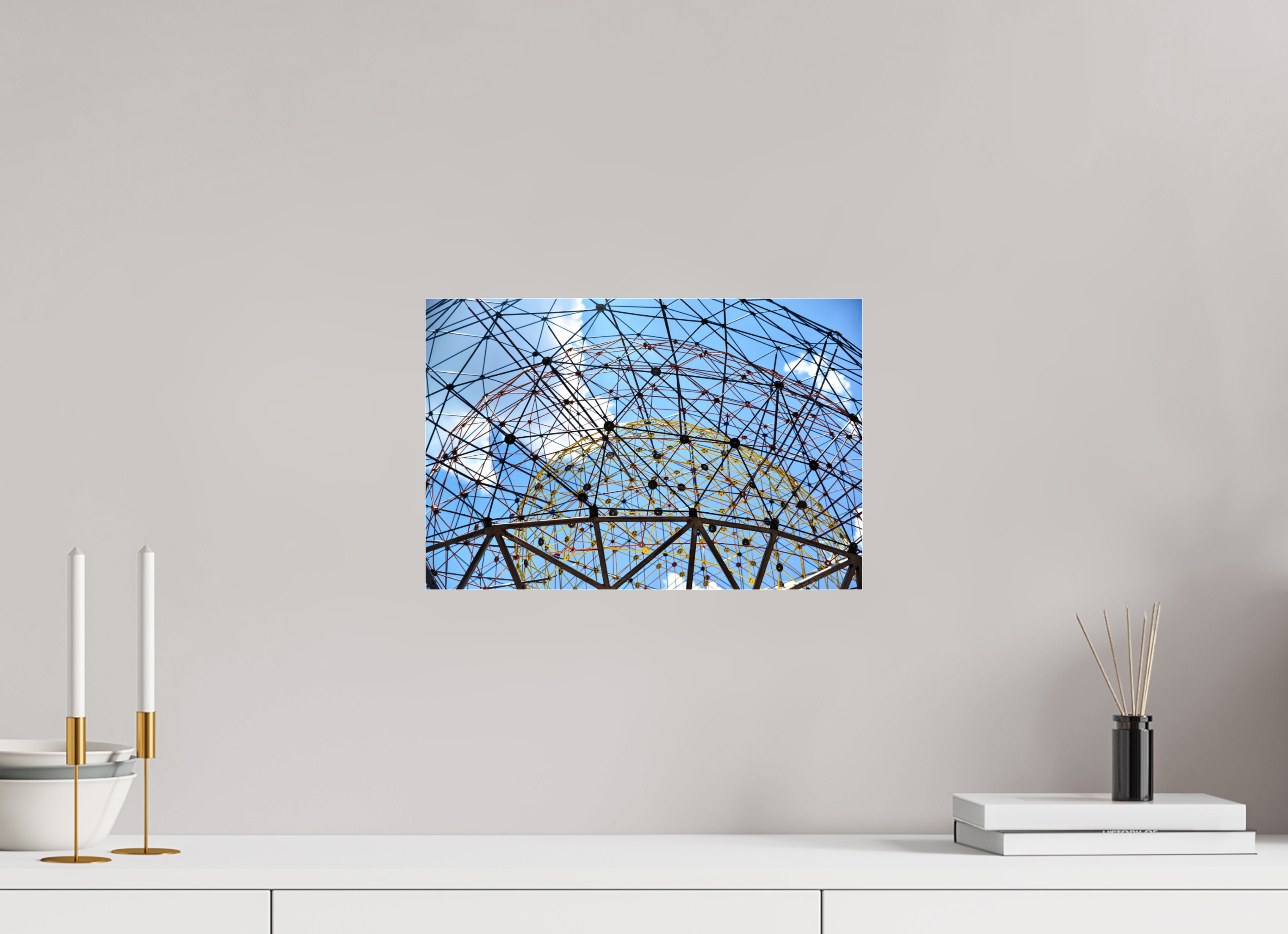15 x 10″, Photo Print Under Acrylic Glass Geodesic Horizon: The Tillie Fowler Memorial