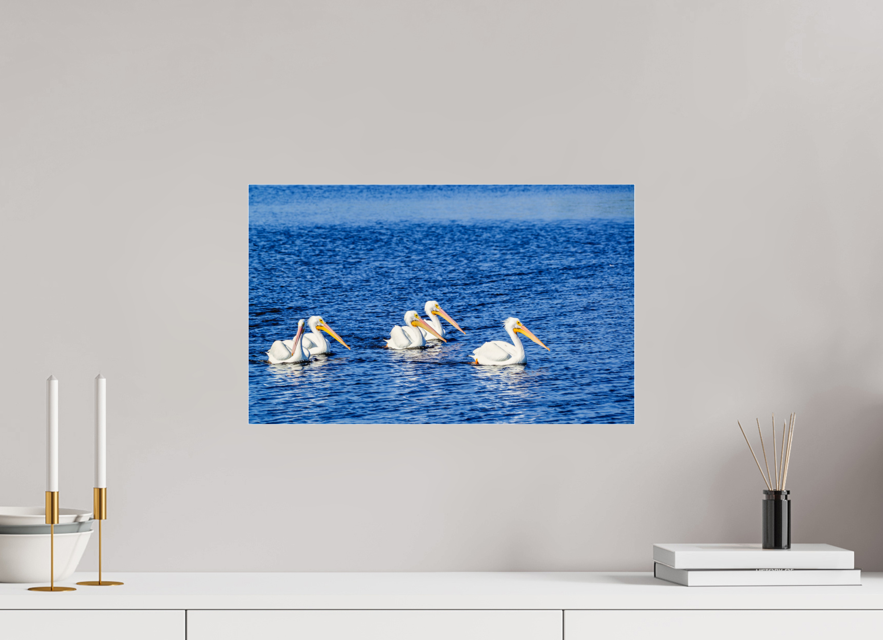 19.3 x 12″, Photo Print Under Acrylic Glass Gliding in Unison