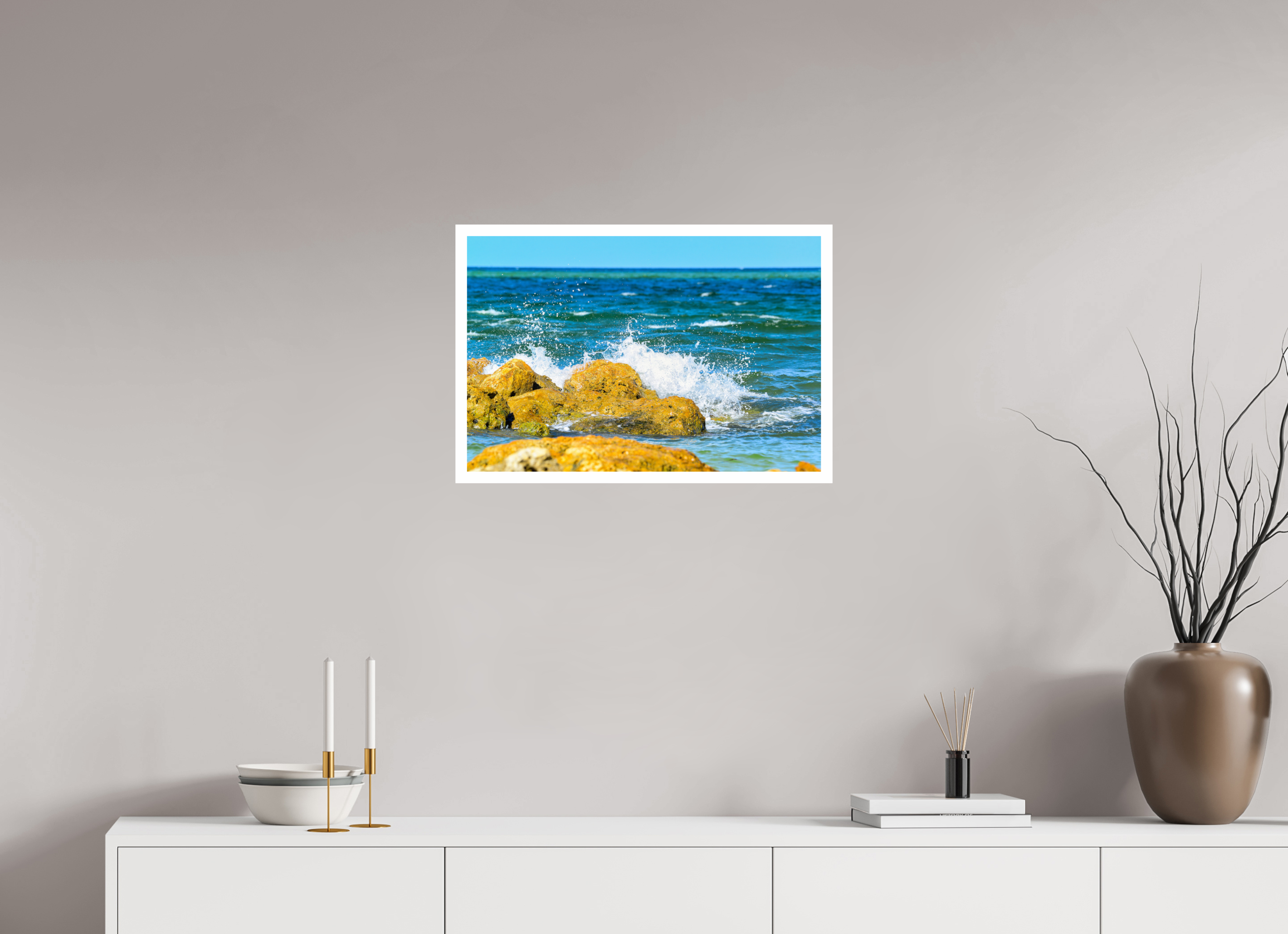 24 x 16″, Hahnemühle FineArt Pearl Print, .79" white border The Ocean’s Impact