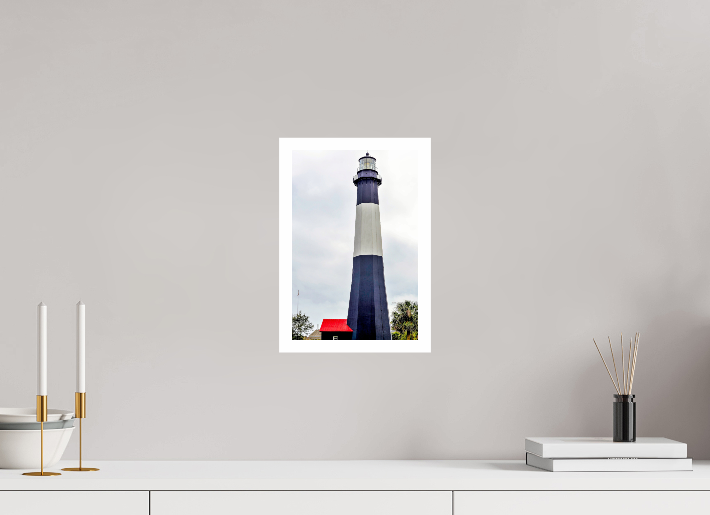 8 x 12″, Hahnemühle FineArt Pearl Print, .79" white border Tybee Island Light Station