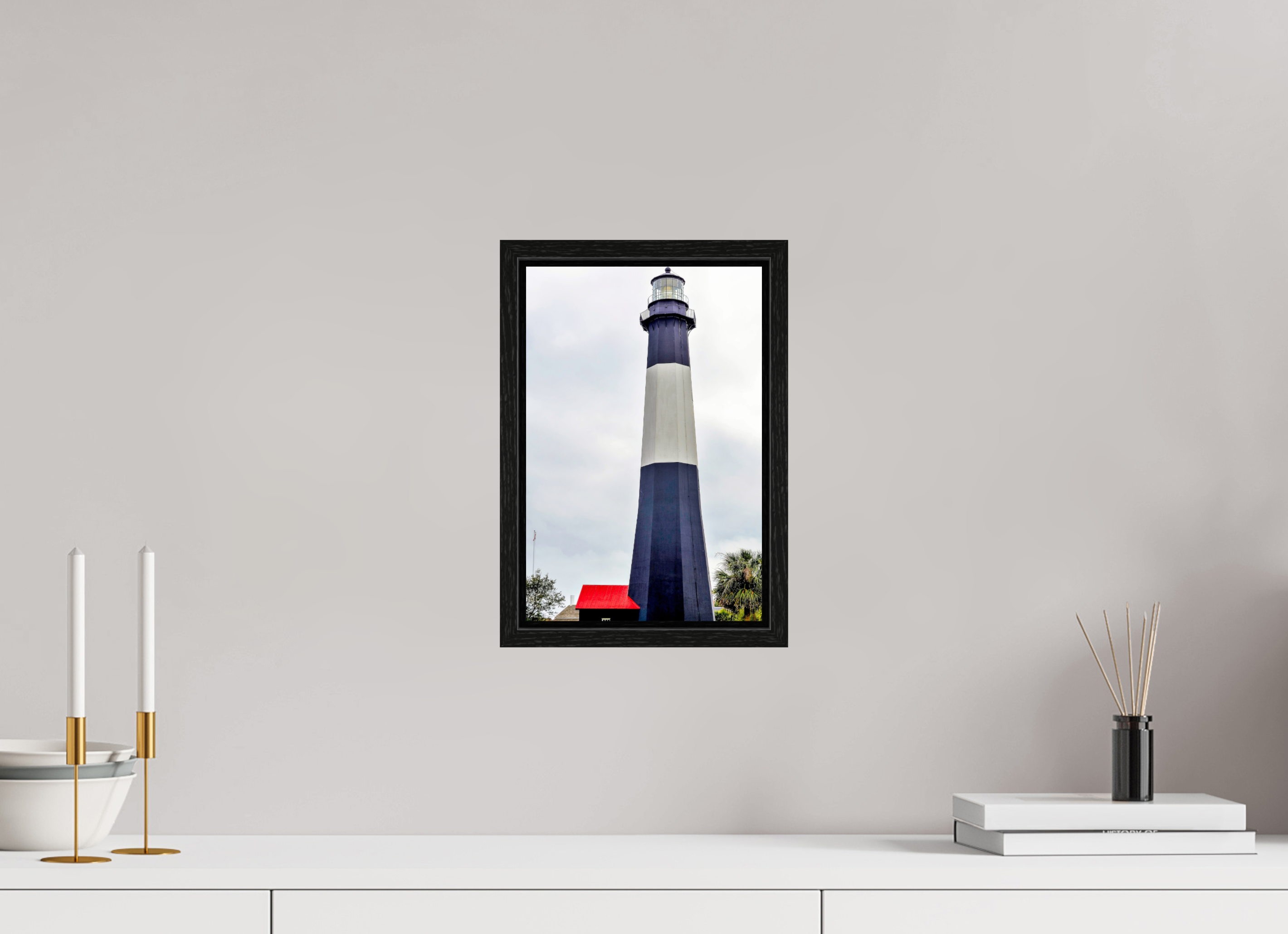 8 x 12″, Floater Frame Tybee Island Light Station
