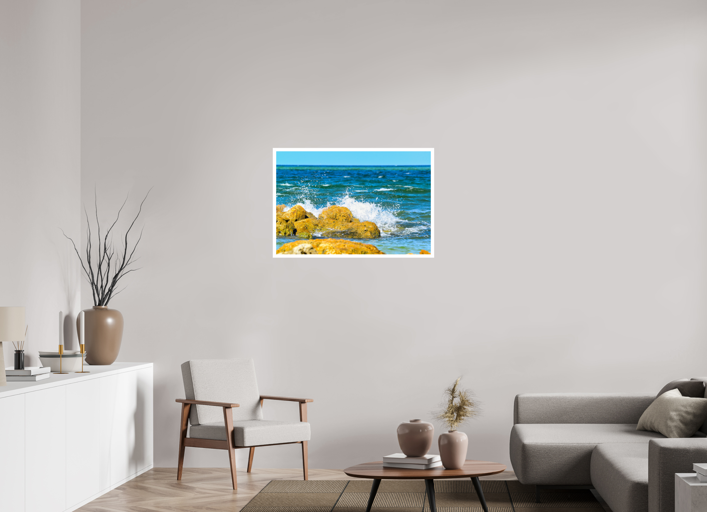 36 x 24″, Hahnemühle FineArt Pearl Print, .79" white border The Ocean’s Impact