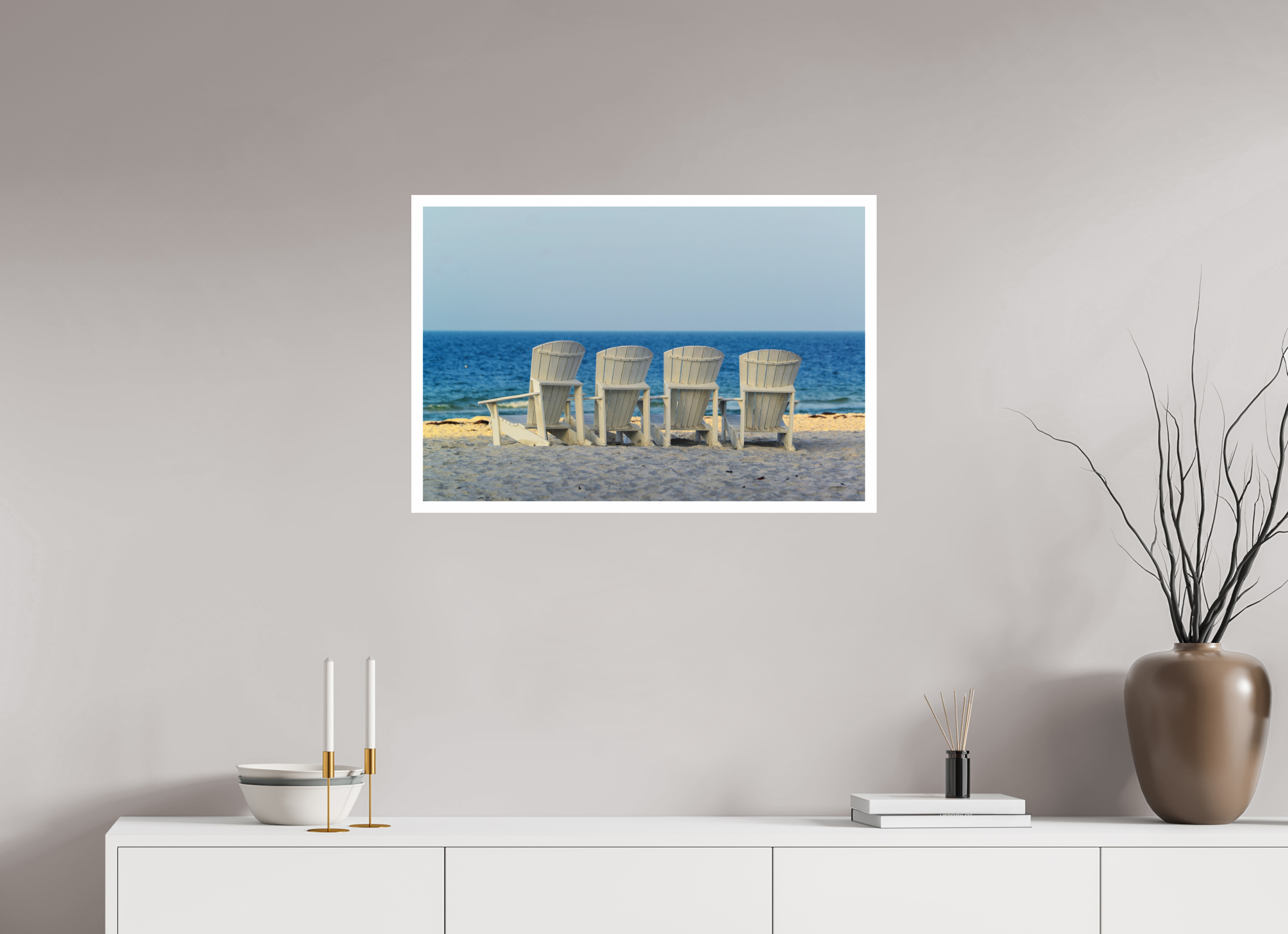30 x 20″, Hahnemühle FineArt Pearl Print, .79" white border Front Row for the Sunset