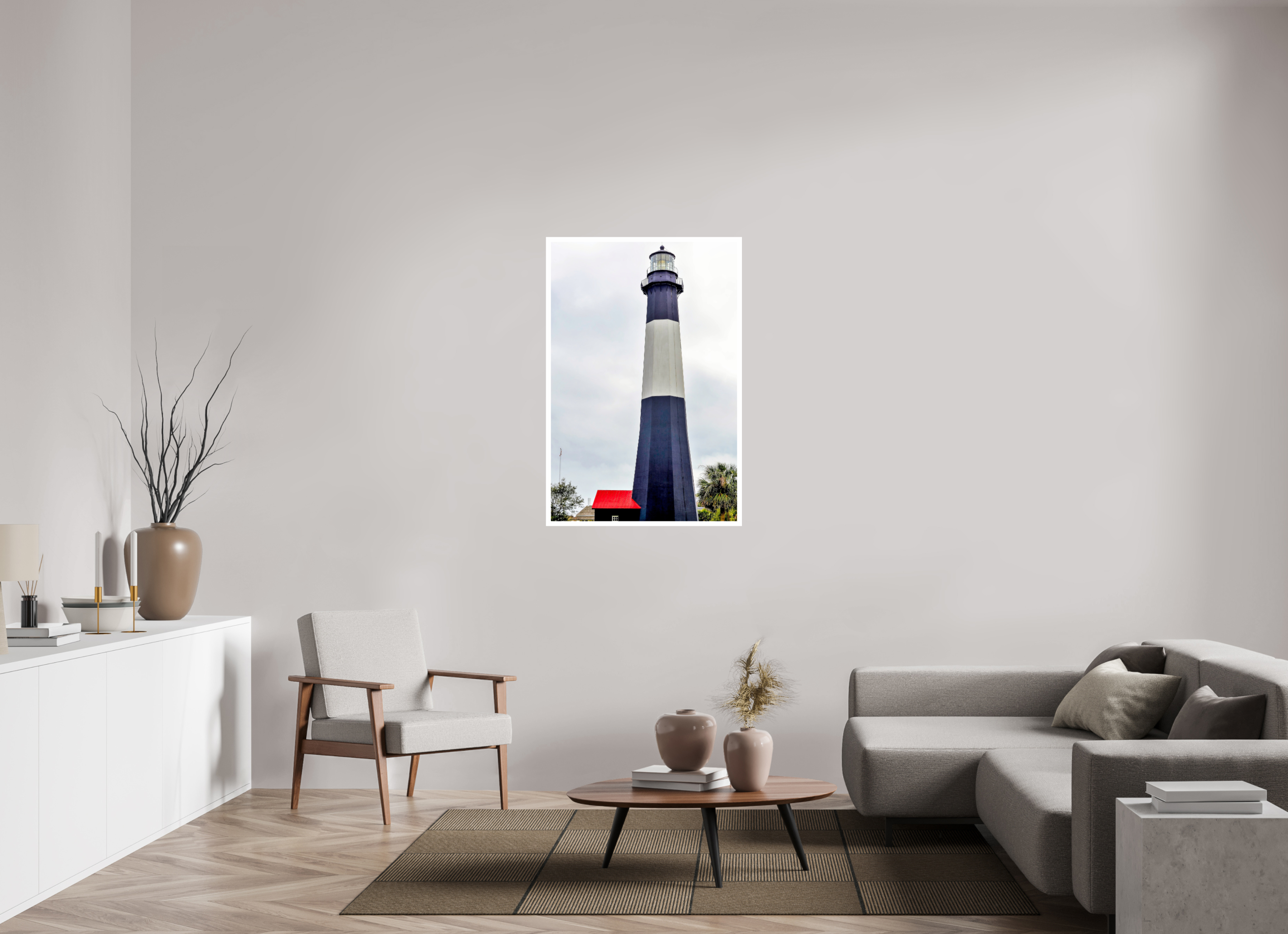 30 x 45″, Hahnemühle FineArt Pearl Print, .79" white border Tybee Island Light Station