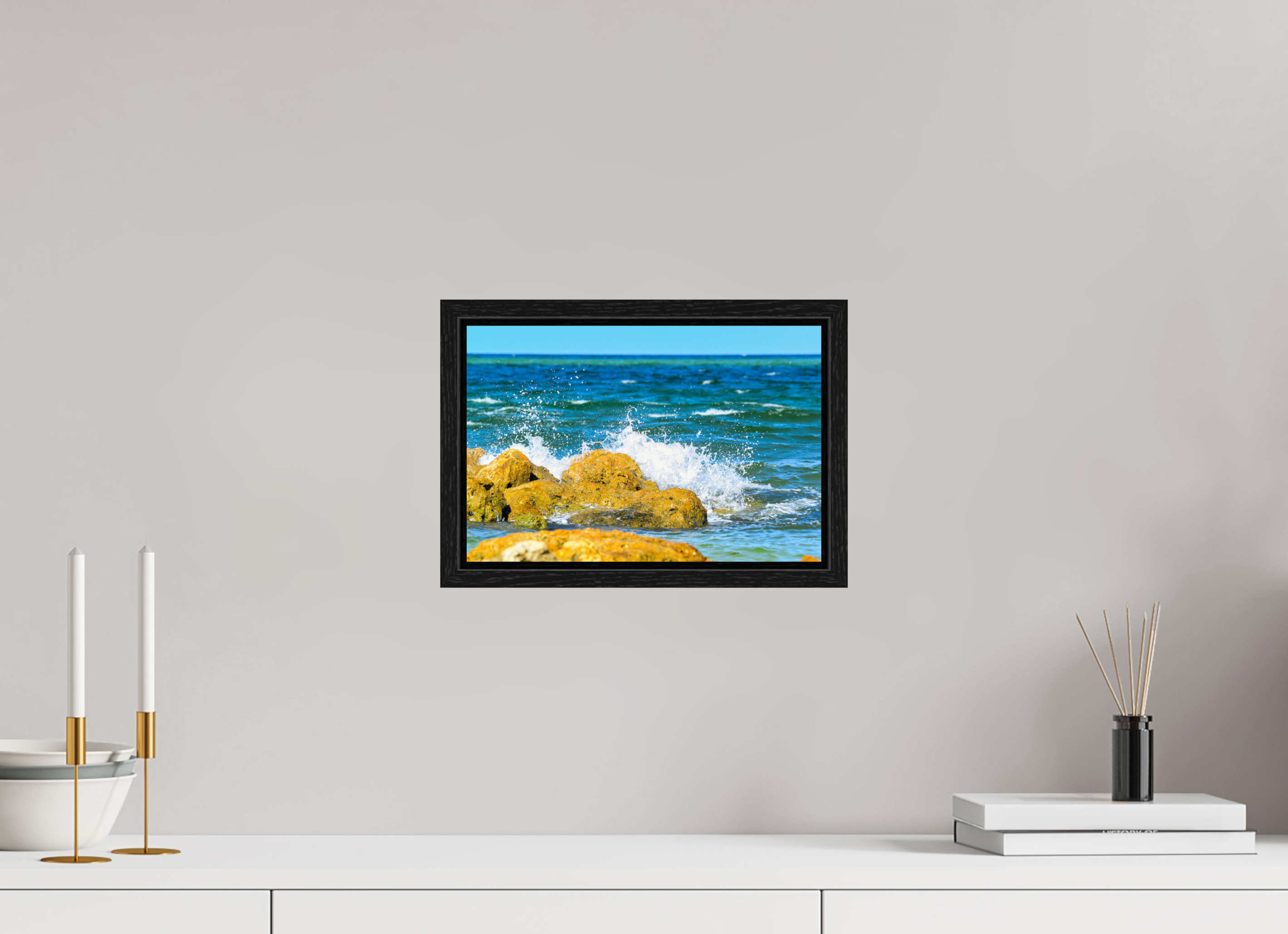 12 x 8″, Floater Frame The Ocean’s Impact