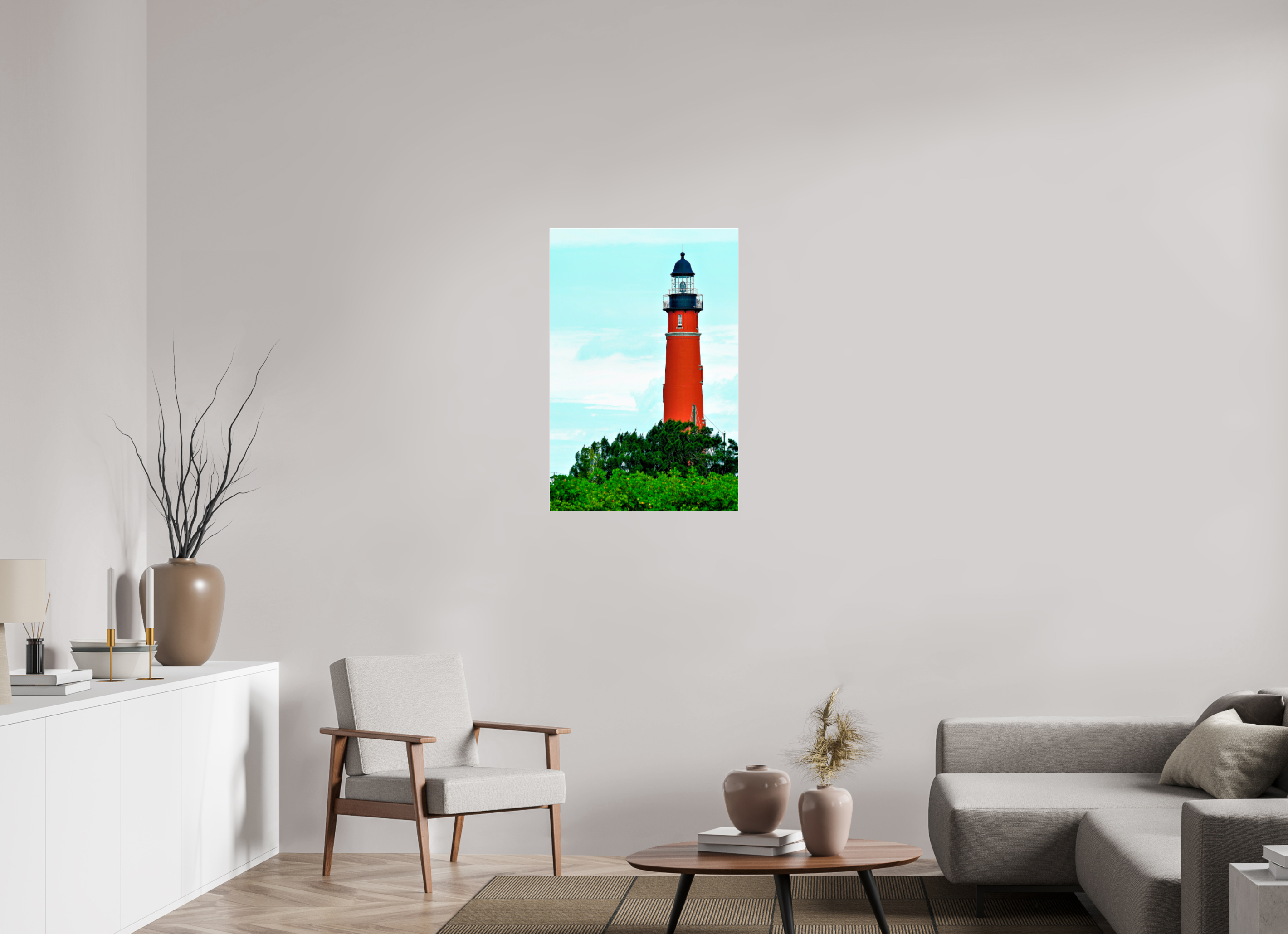 24 x 36″, Photo Print Under Acrylic Glass Ponce de Leon Inlet Lighthouse
