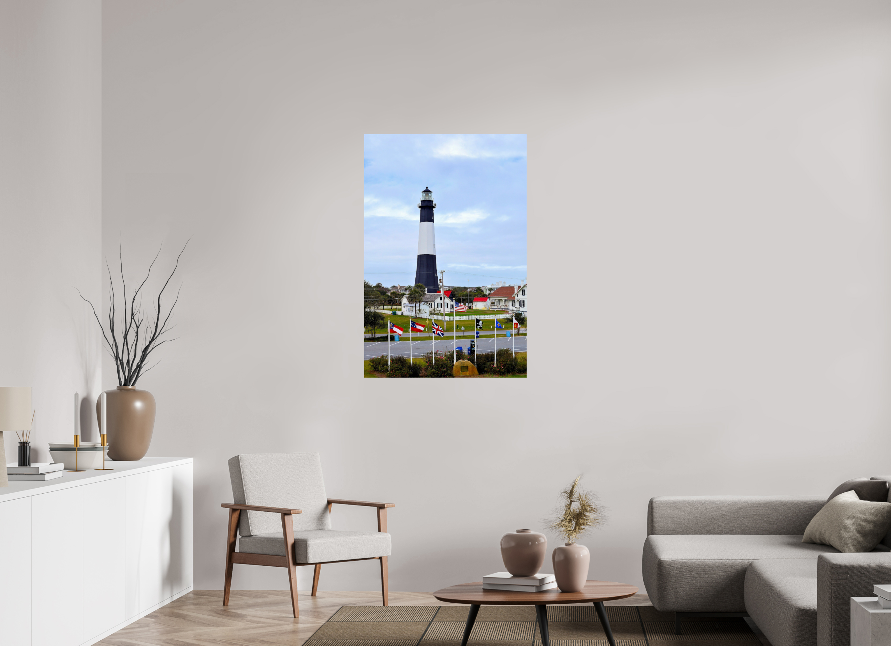 30 x 45″, Photo Print On Fuji Crystal DP II Heritage at Tybee: The Lighthouse & Grounds