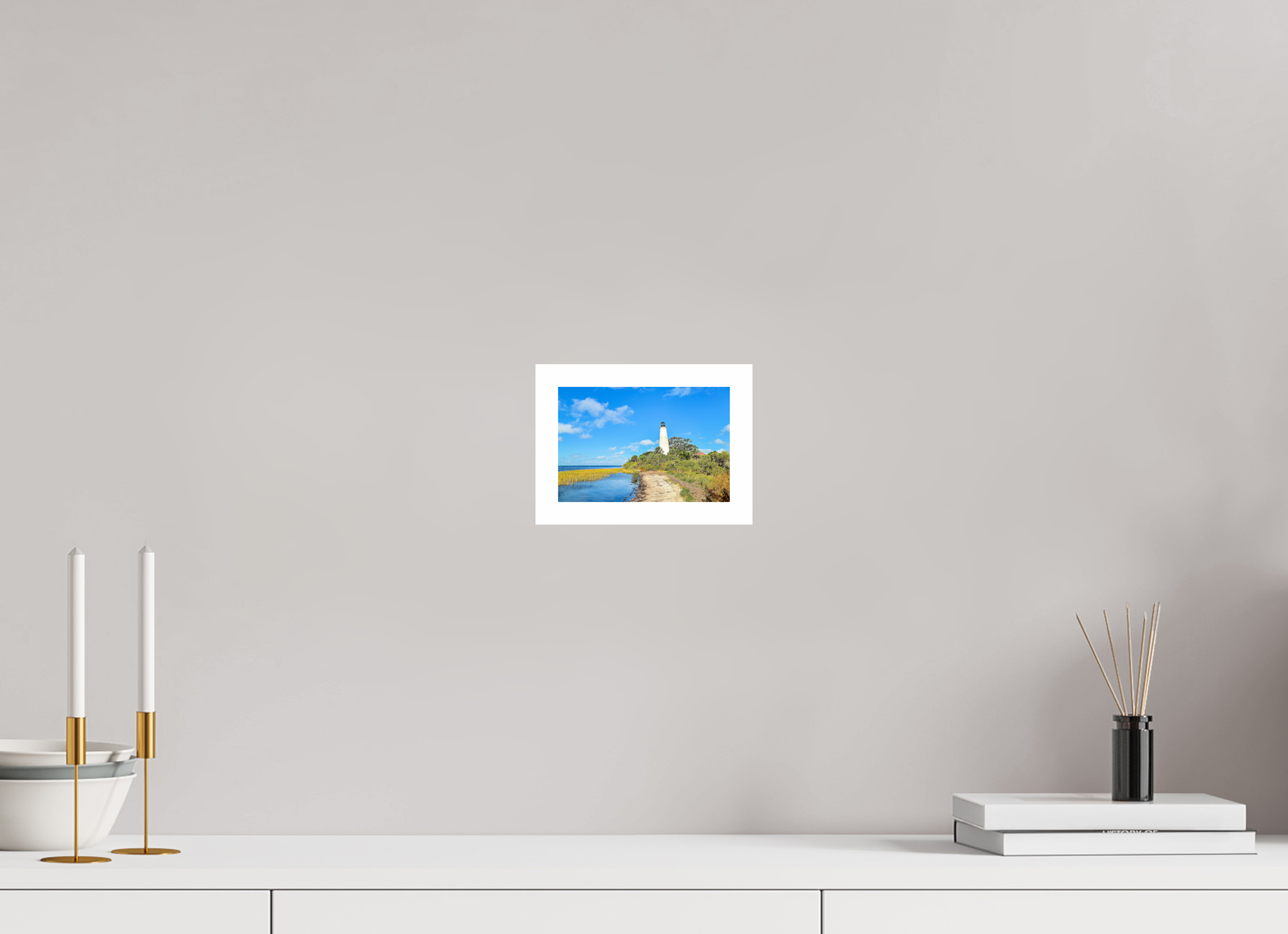 6 x 4″, Hahnemühle FineArt Pearl Print without Frame, .79" white border St. Marks Lighthouse