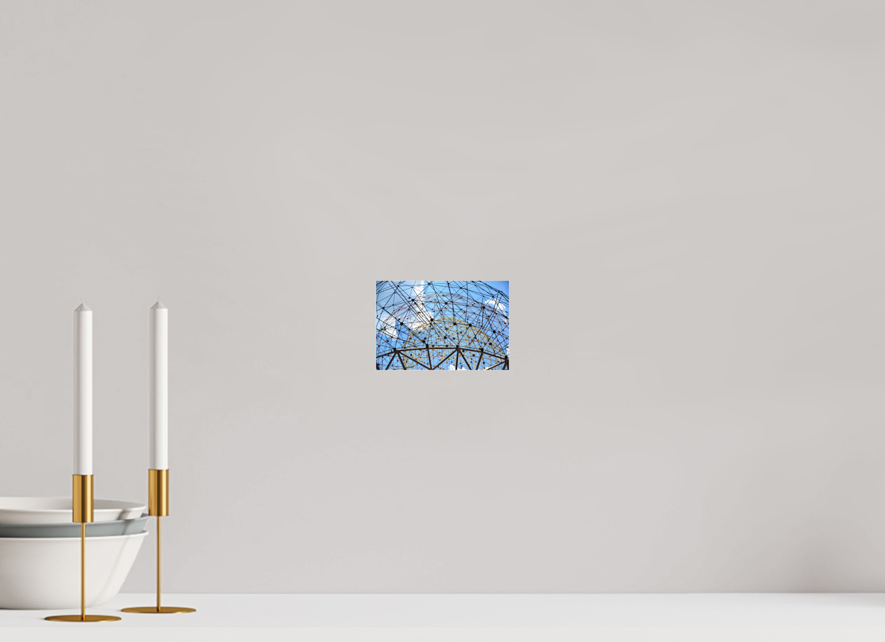 6 x 4″, Metallic Photo Print Under Acrylic Glass Geodesic Horizon: The Tillie Fowler Memorial