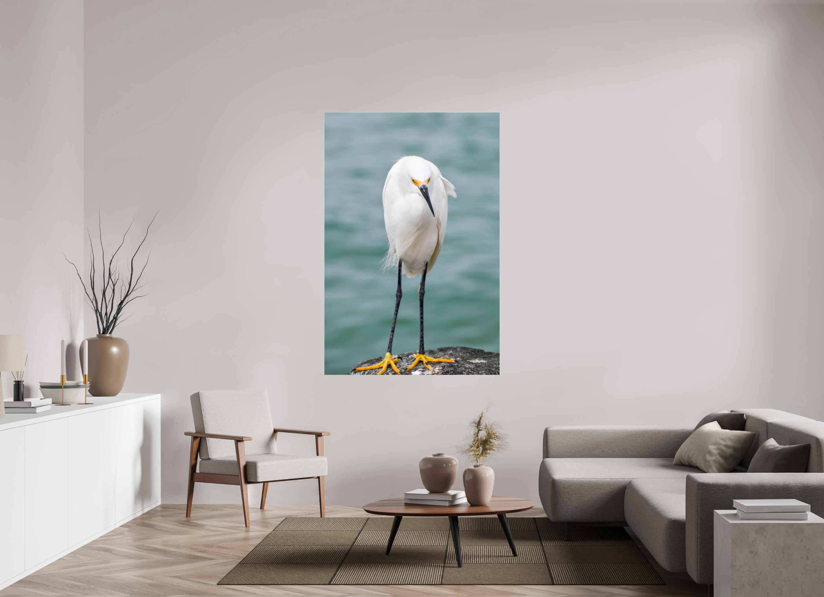 44 x 66″, Photo Print Fuji Crystal Archive Under Acrylic Glass The Patient Hunter