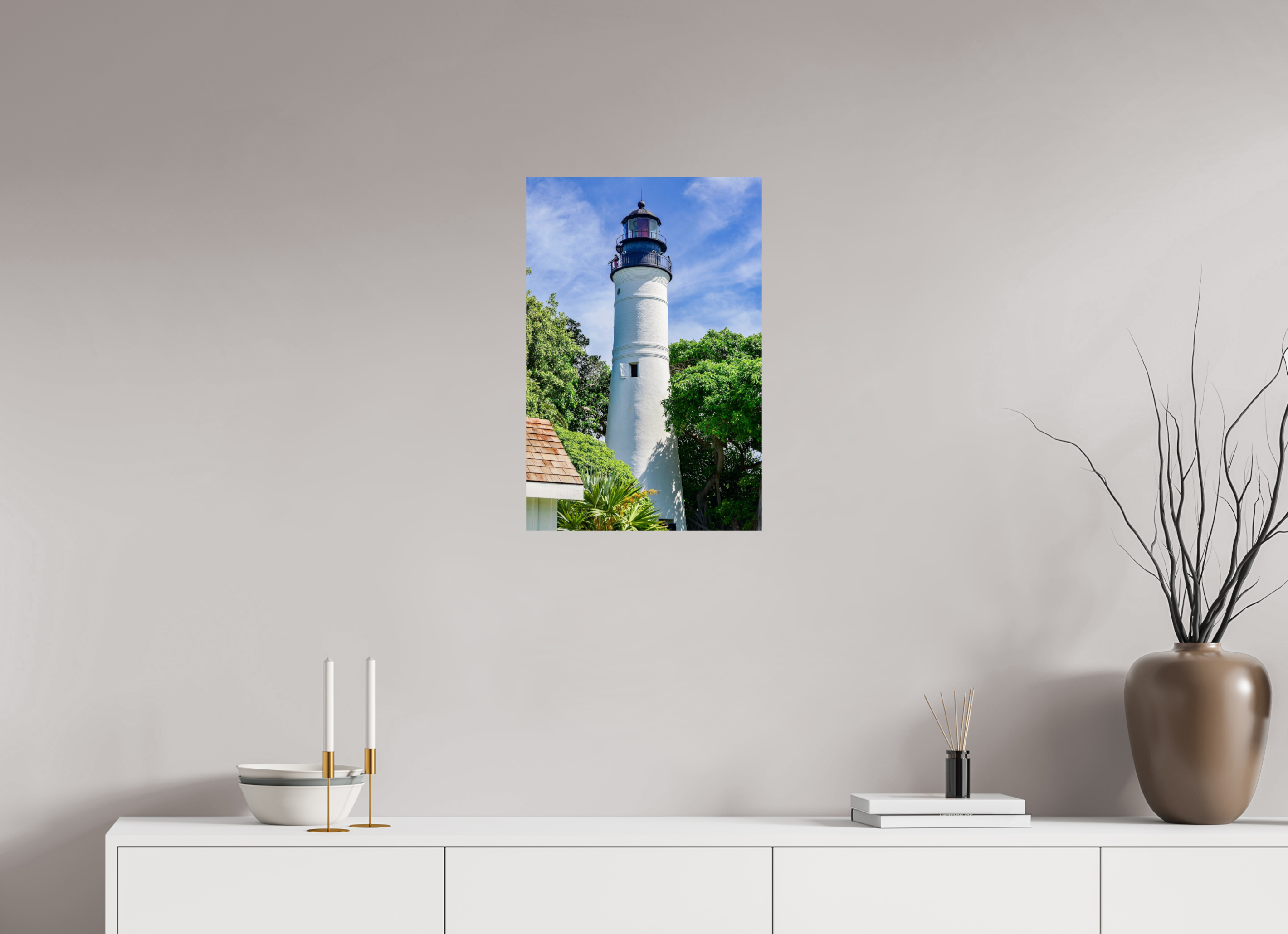 16 x 24″, Photo Print On Fuji Crystal DP II The Historic Key West Lighthouse