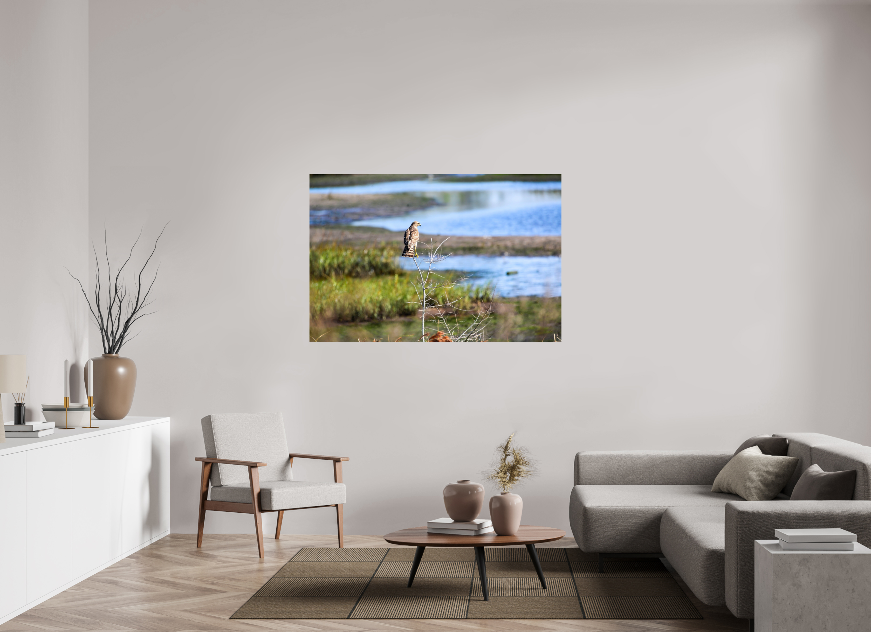 60 x 40″, Photo Print On Fuji Crystal DP II Guardian of the Marsh