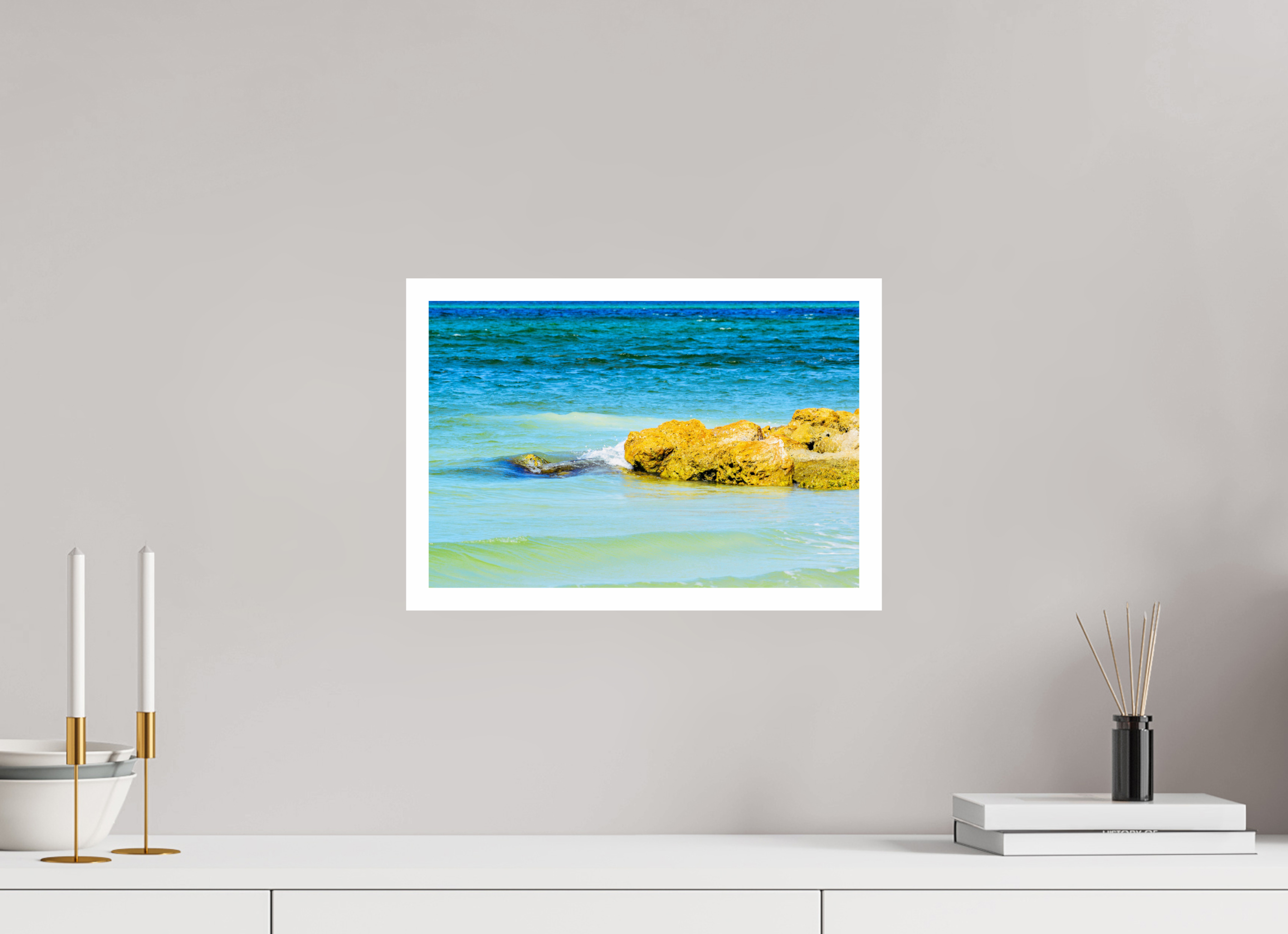 15 x 10″, Hahnemühle FineArt Pearl Print, .79" white border Calm Waters