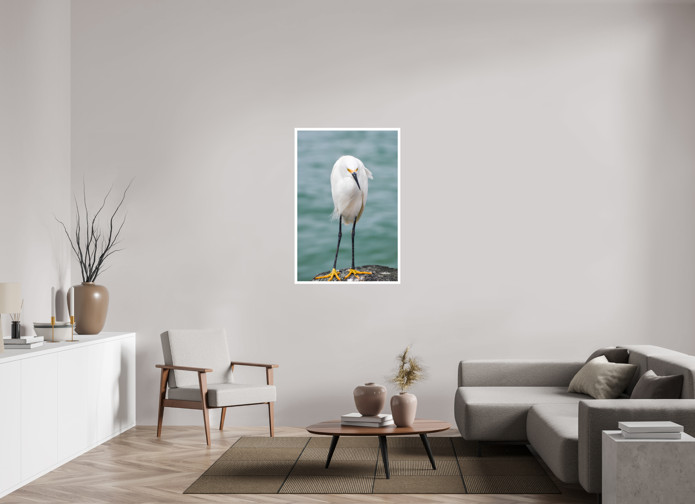 30 x 45″, Hahnemühle FineArt Pearl Print, .79" white border The Patient Hunter