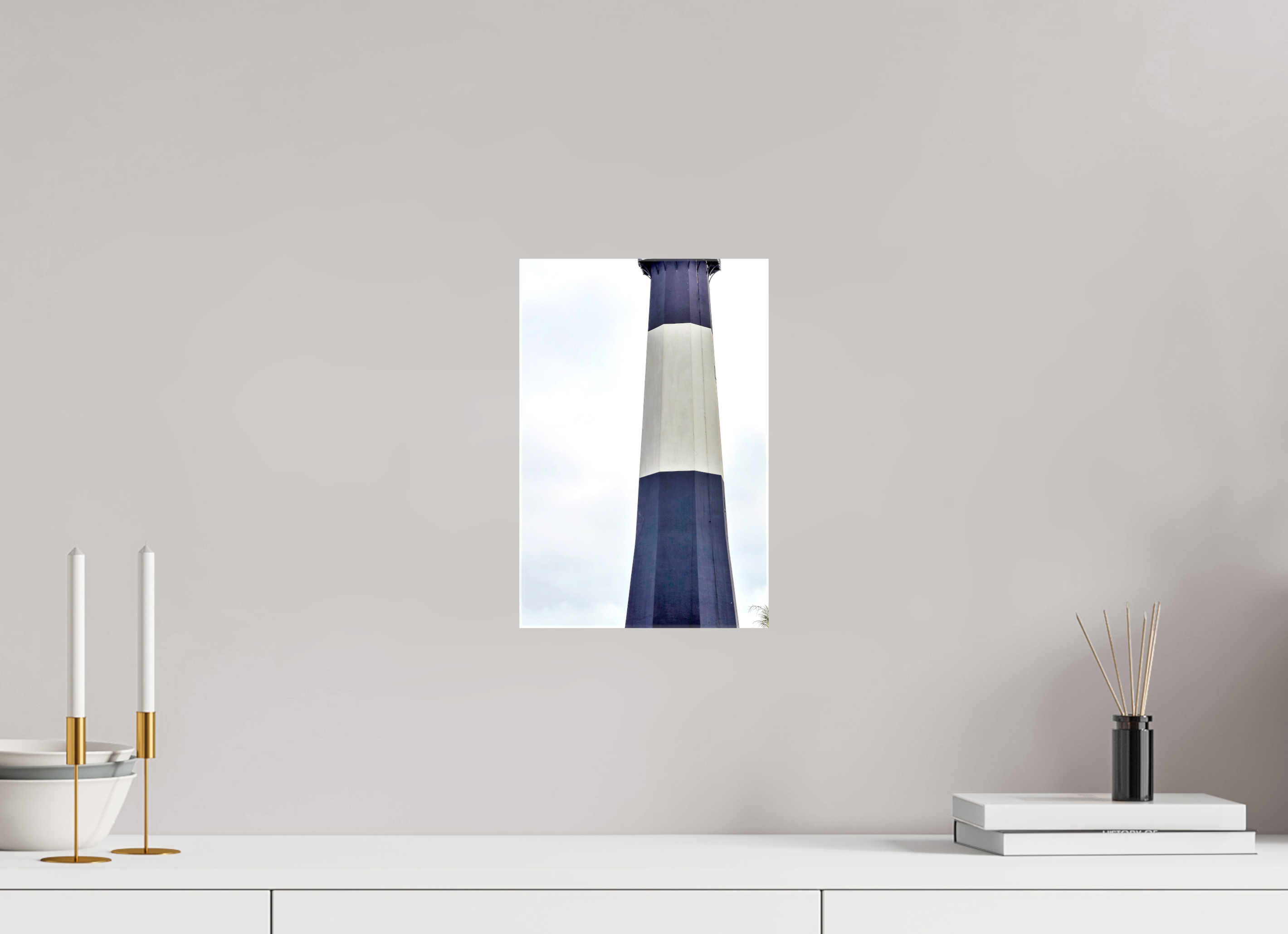 8 x 12″, Glossy Canvas on Stretcher Frame, 1,57" Wrapped Tybee Island Light Station