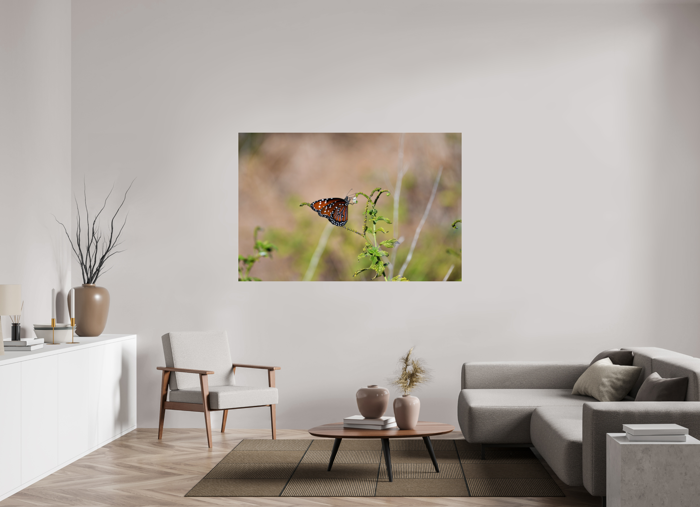 66 x 44″, Photo Print Under Acrylic Glass Queen Butterfly