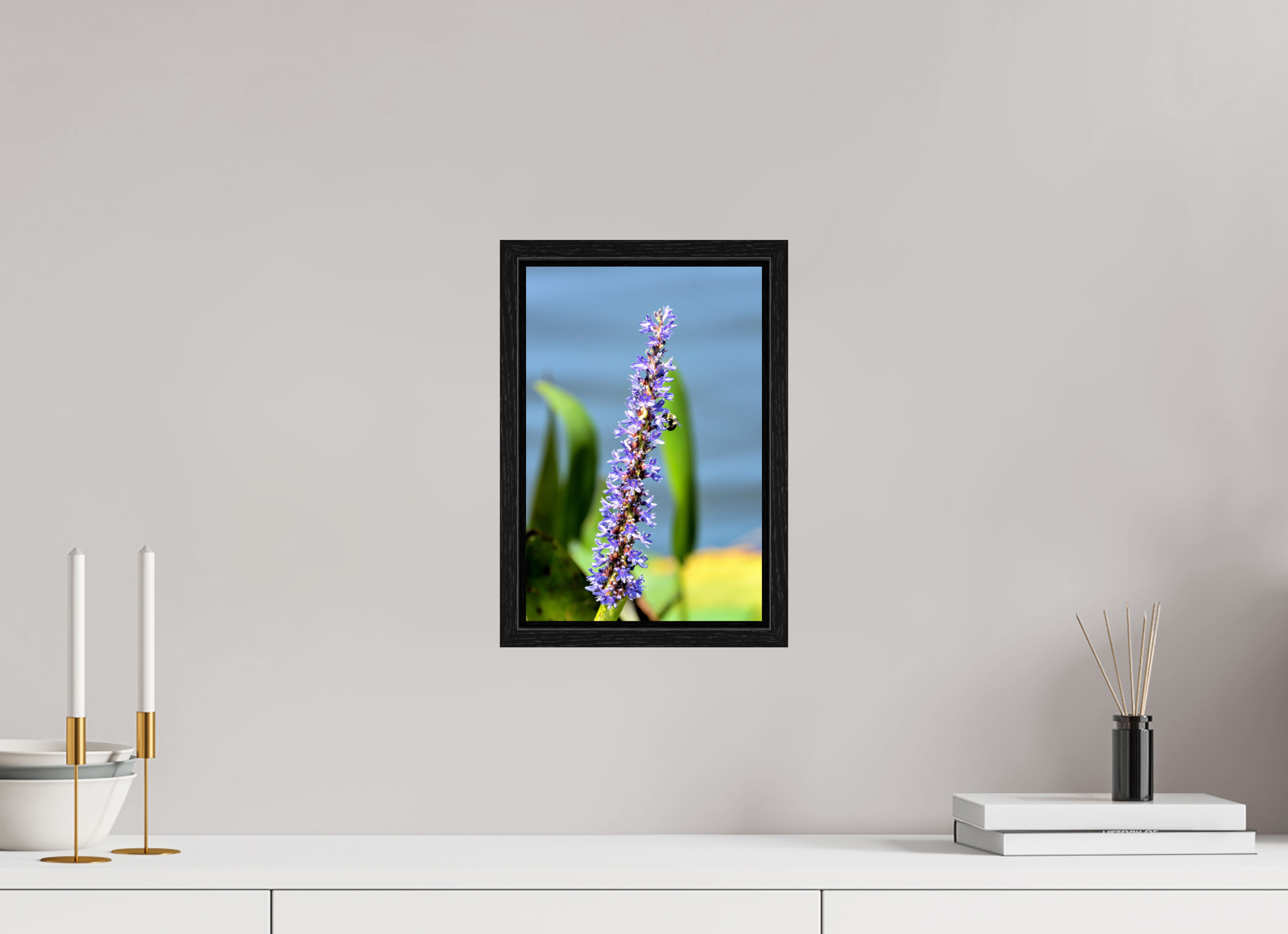8 x 12″, Floater Frame Bloom & Buzz