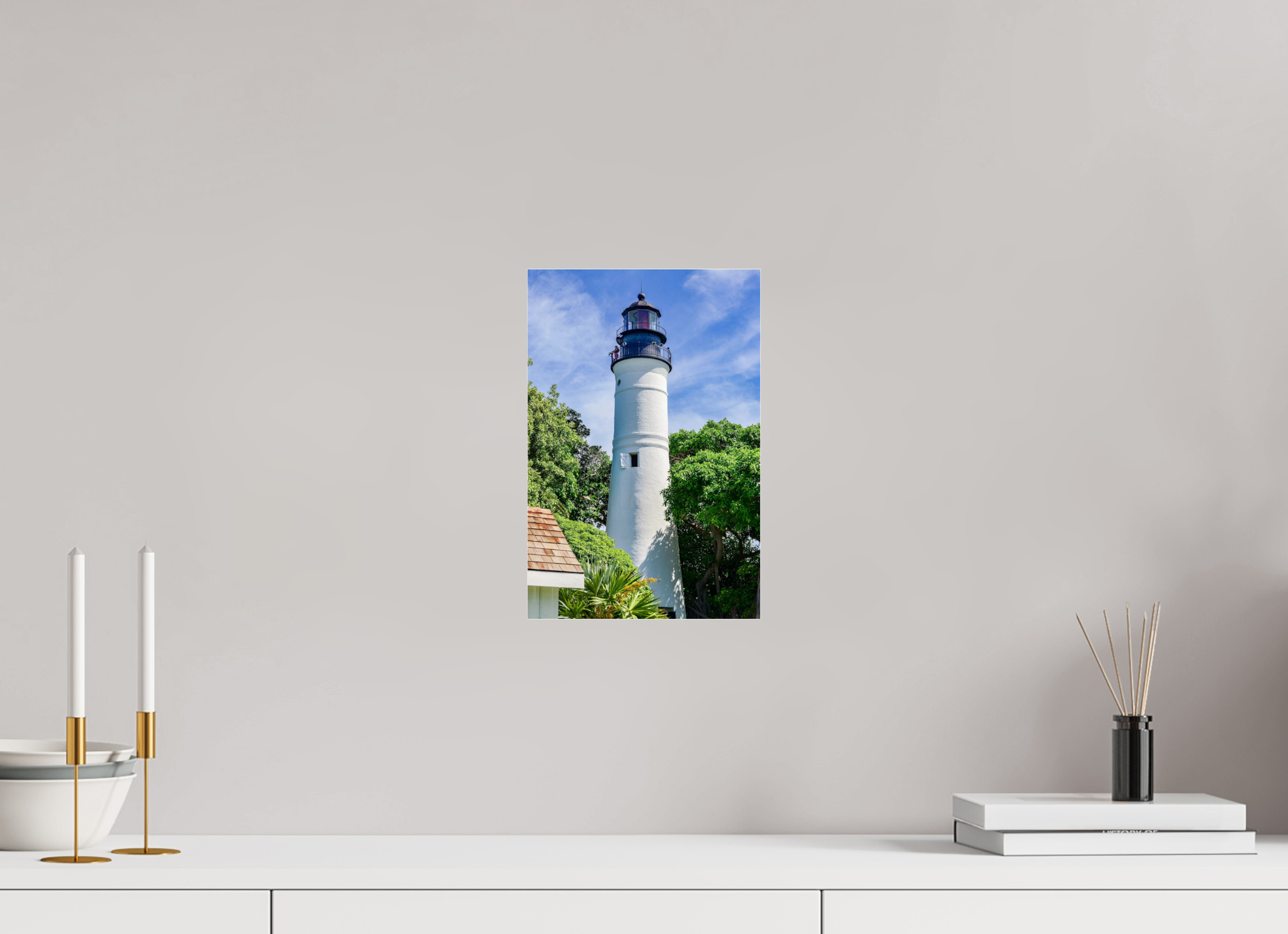 8 x 12″, Photo Print Under Acrylic Glass The Historic Key West Lighthouse