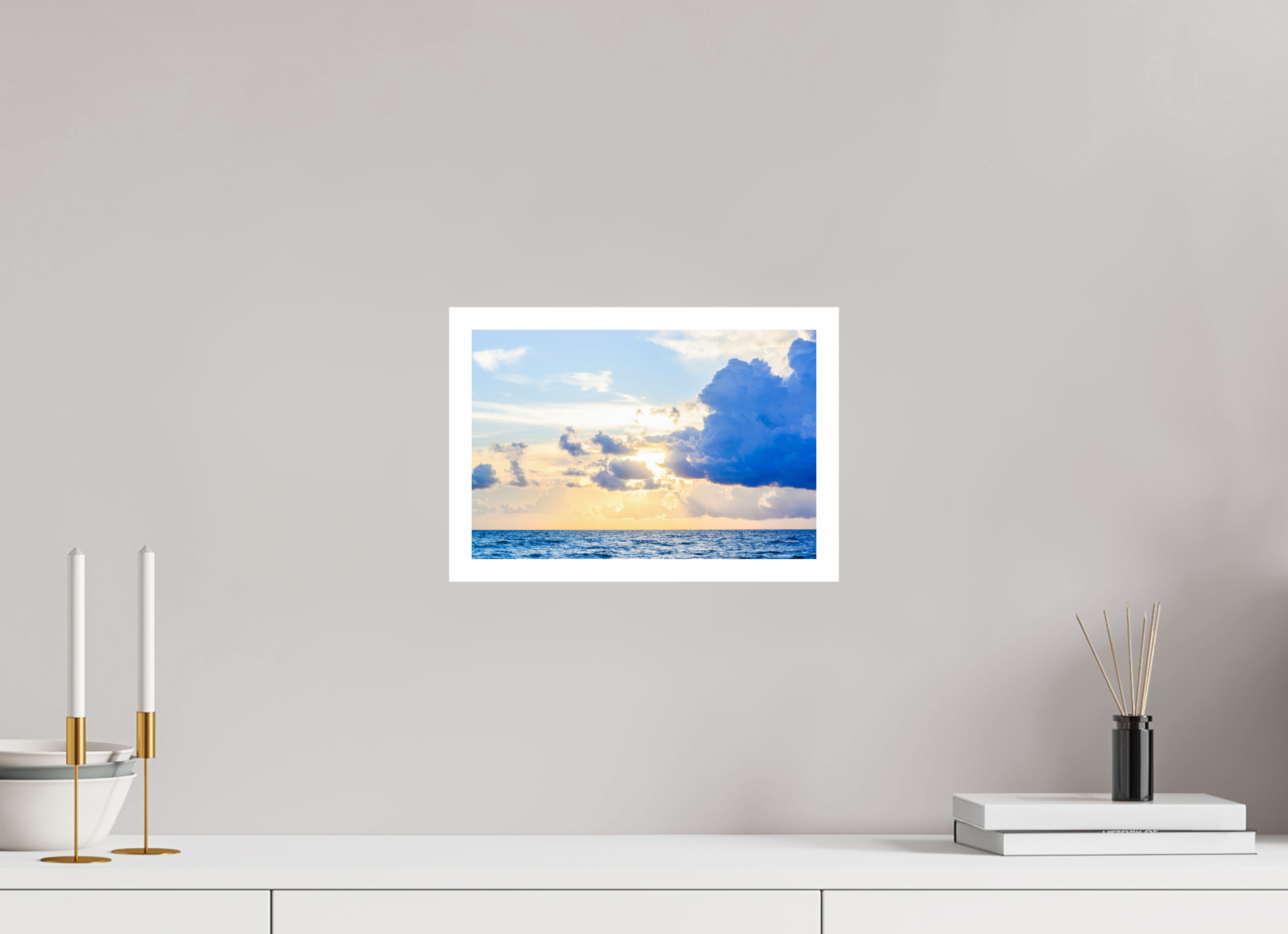 12 x 8″, Hahnemühle FineArt Pearl Print, .79" white border Breaking Through The Clouds