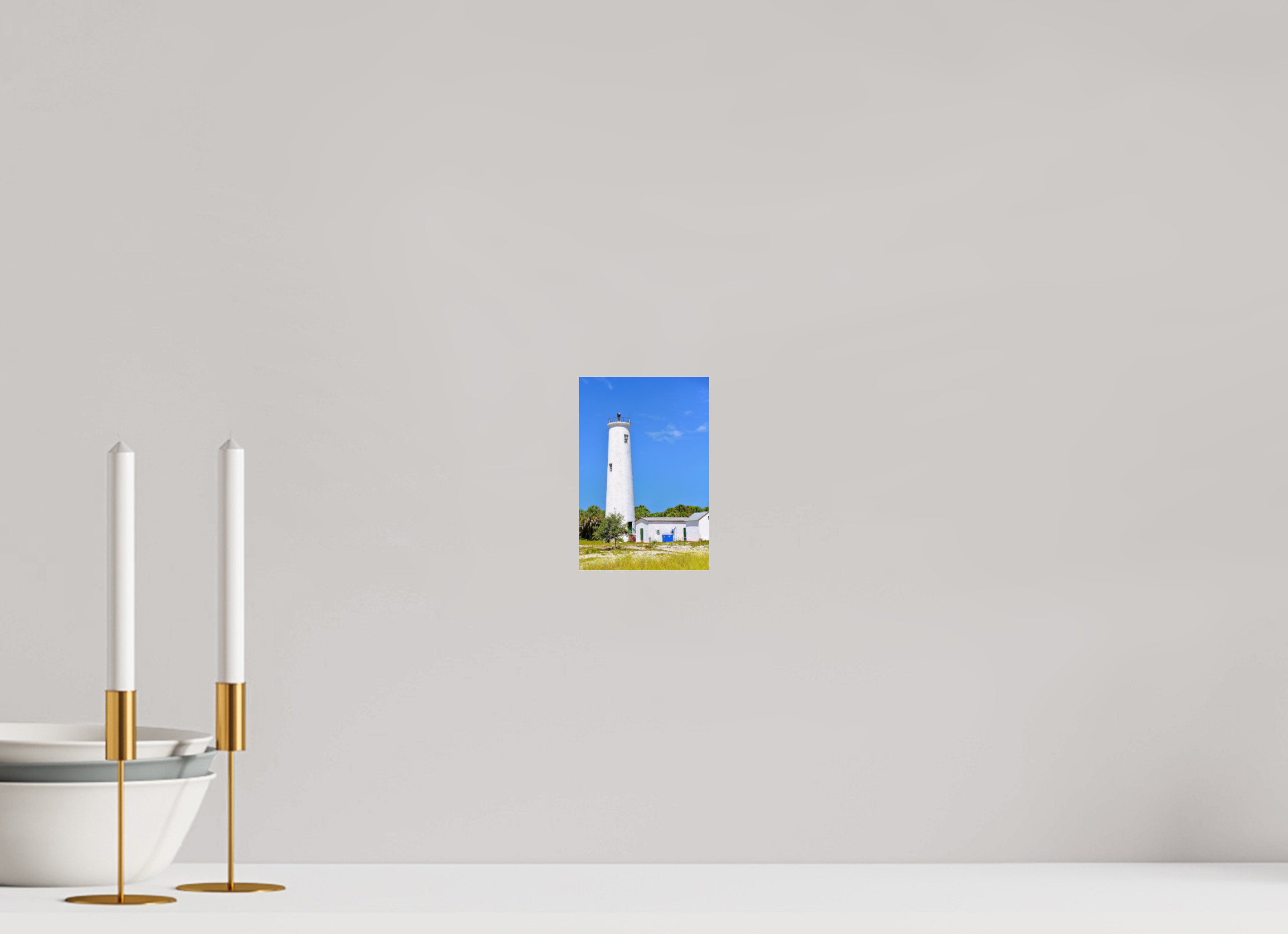 4 x 6″, Photo Print Under Acrylic Glass Egmont Key Lighthouse
