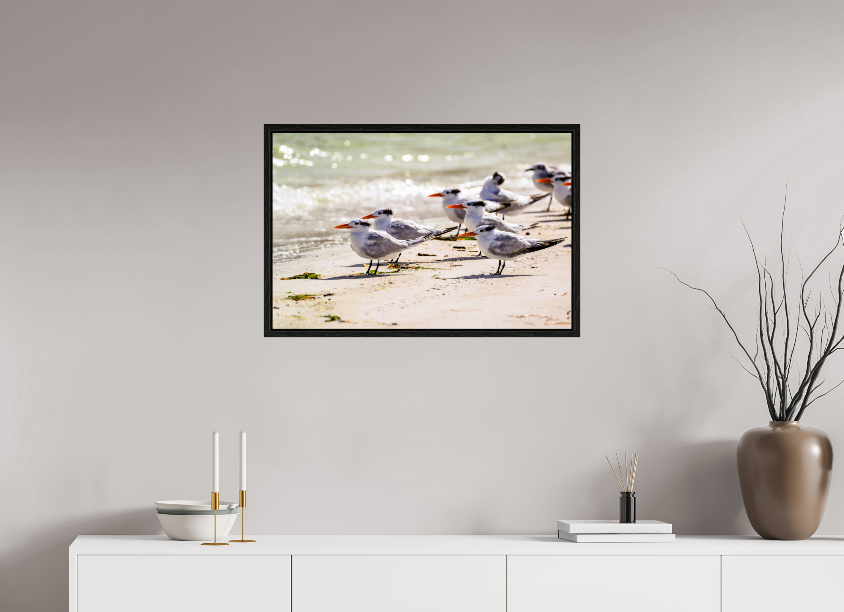 30.5 x 20″, Floater Frame Royal Gathering