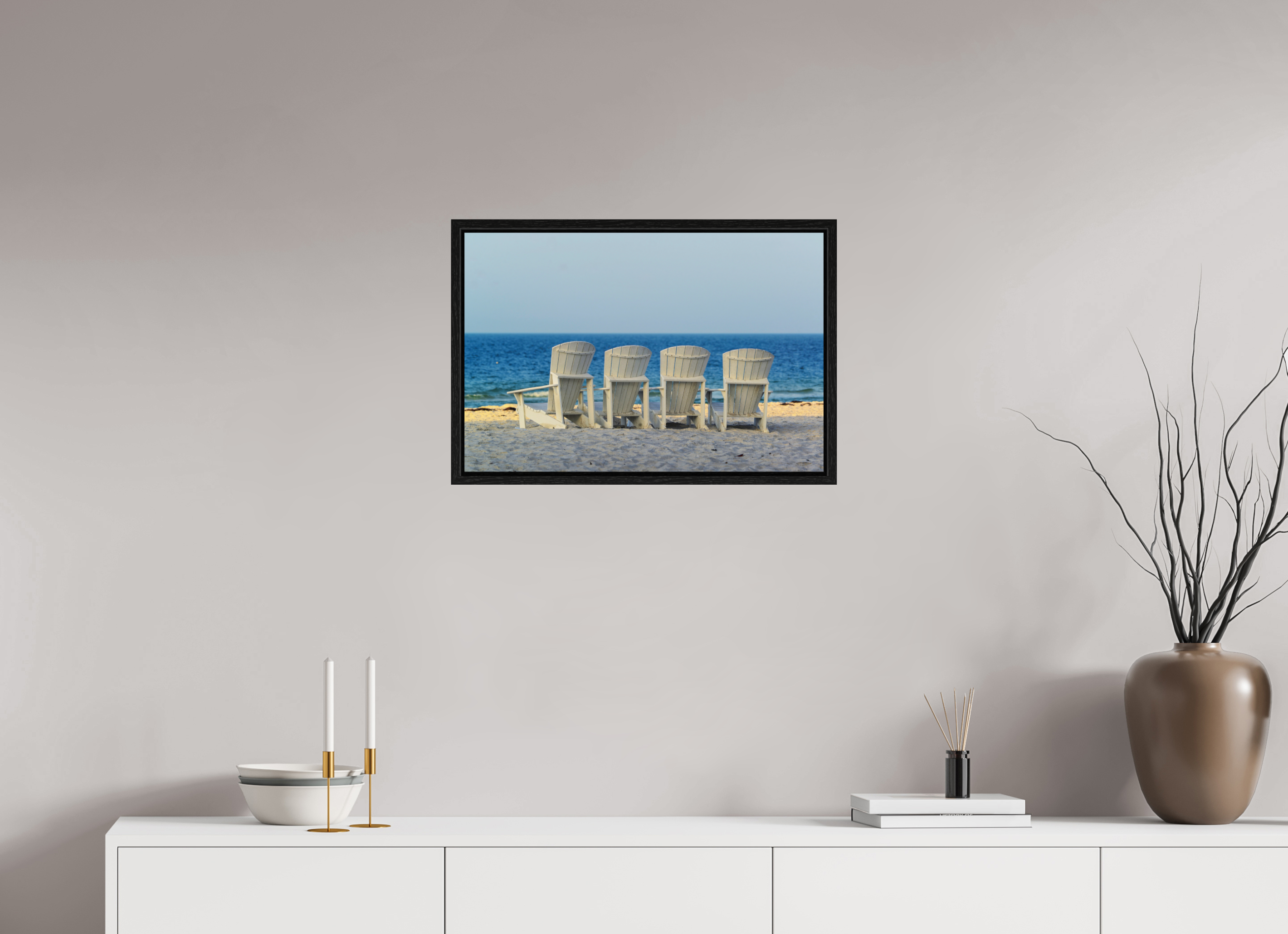 24 x 16″, Floater Frame Front Row for the Sunset