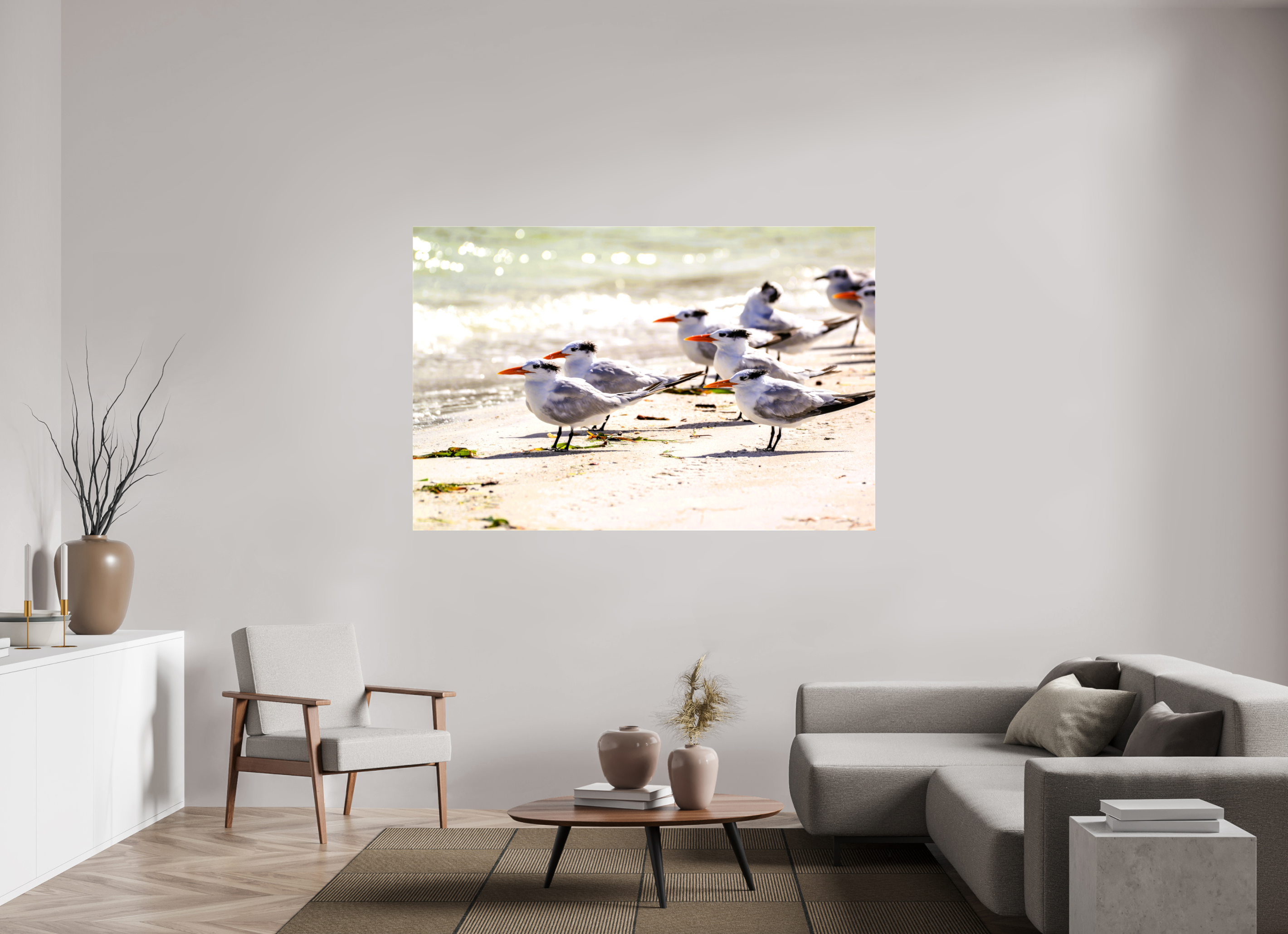 71.7 x 47″, Glossy Canvas on Stretcher Frame, 1,57" Wrapped Royal Gathering