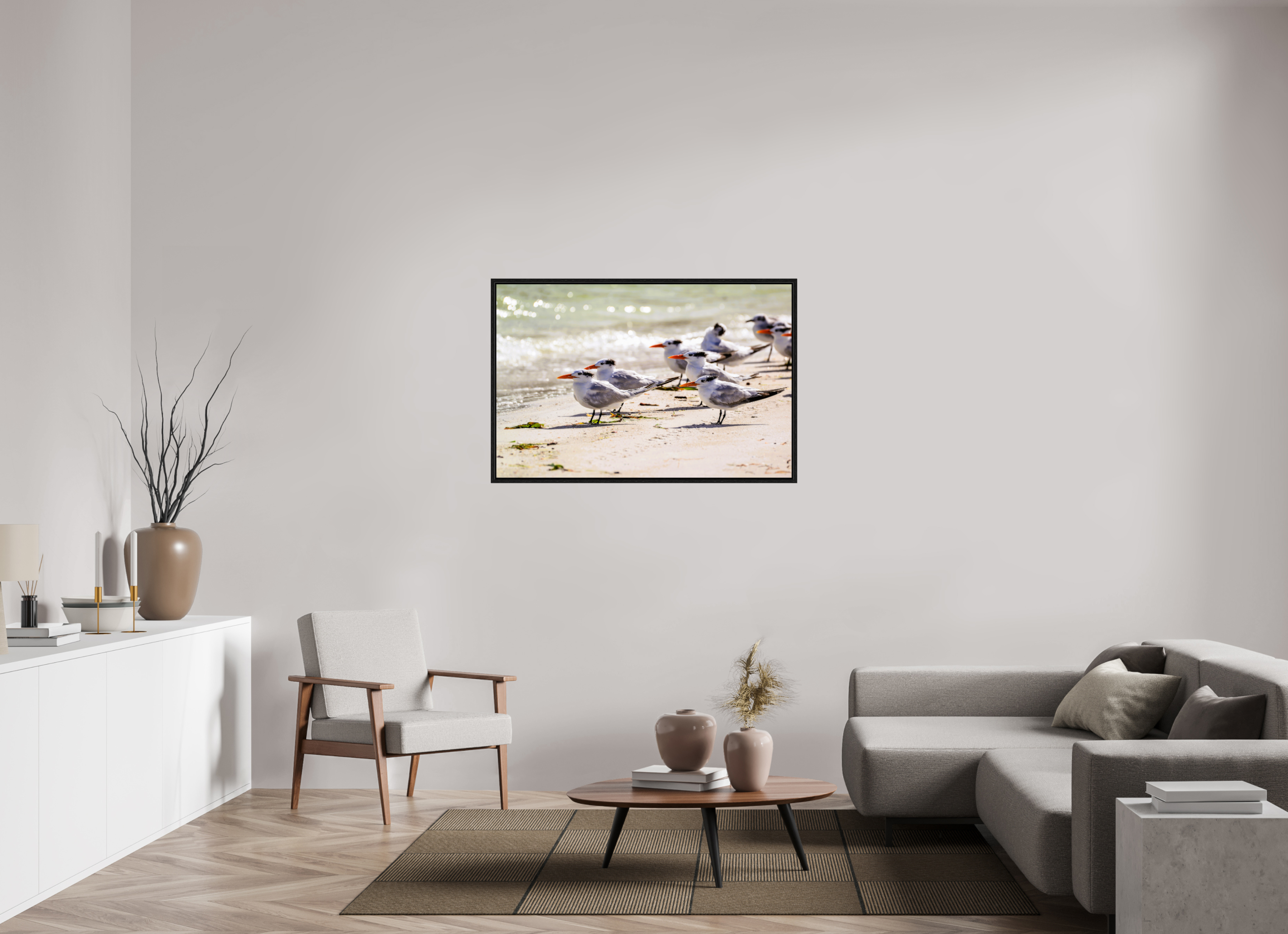 47.3 x 31″, Floater Frame Royal Gathering