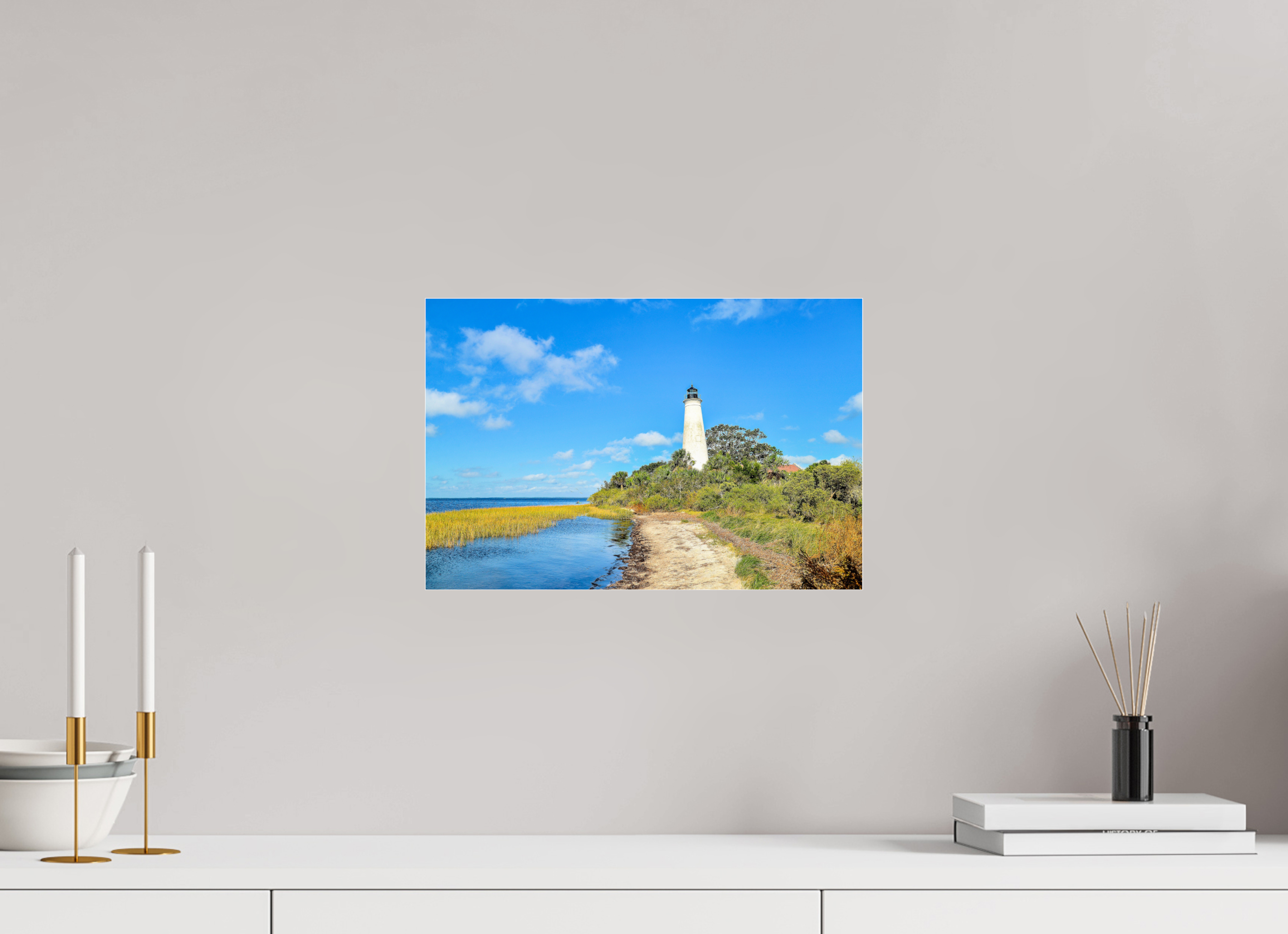 15 x 10″, Photo Print Under Acrylic Glass St. Marks Lighthouse