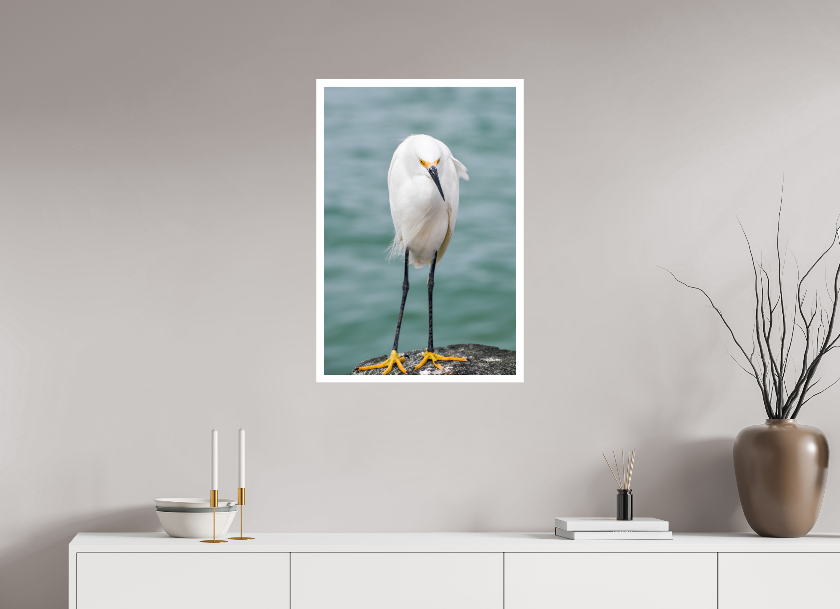 20 x 30″, Hahnemühle FineArt Pearl Print, .79" white border The Patient Hunter