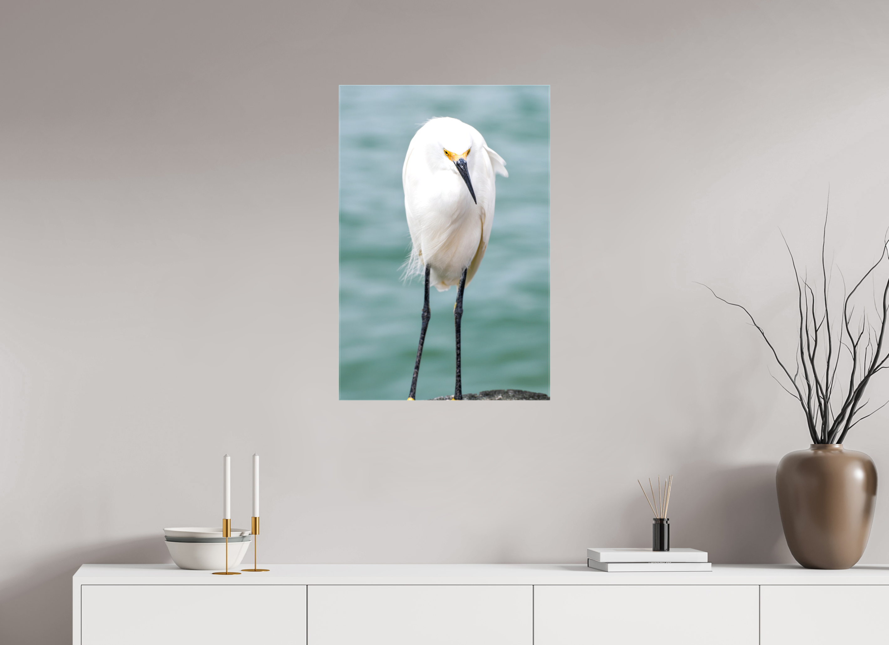 20 x 30″, Glossy Canvas on Stretcher Frame, 1,57" Wrapped The Patient Hunter