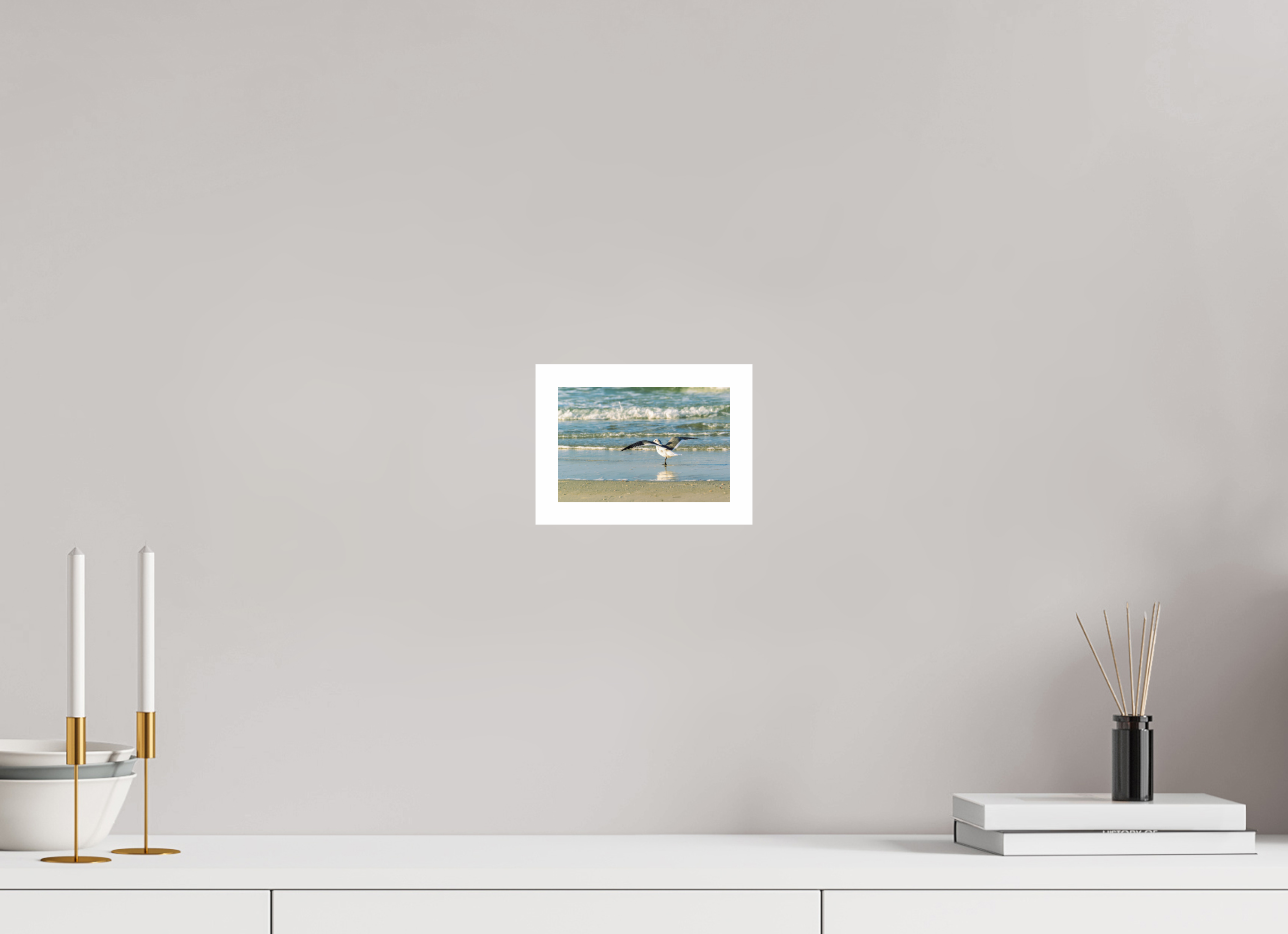 6 x 4″, Hahnemühle FineArt Pearl Print, .79" white border Laughing Gull in Motion
