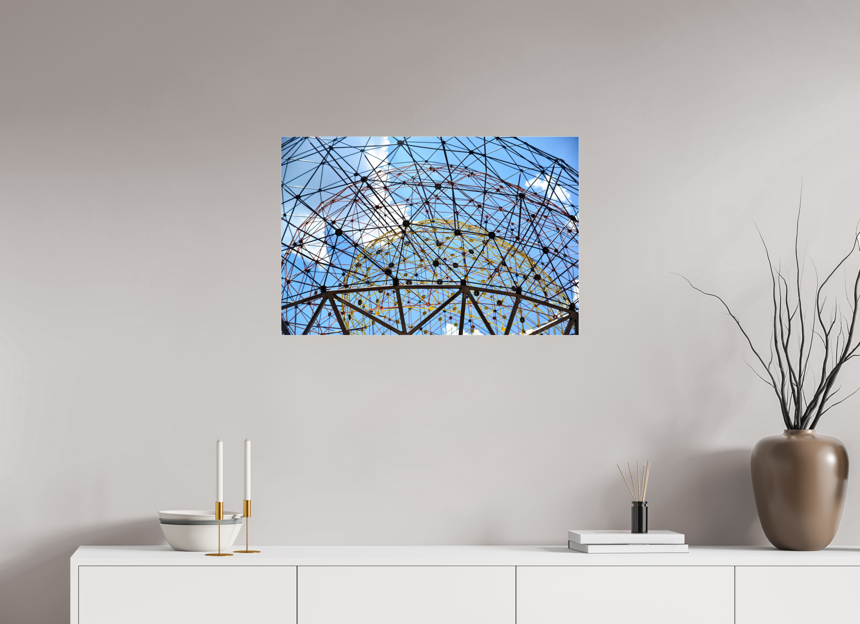 30 x 20″, Photo Print Under Acrylic Glass Geodesic Horizon: The Tillie Fowler Memorial