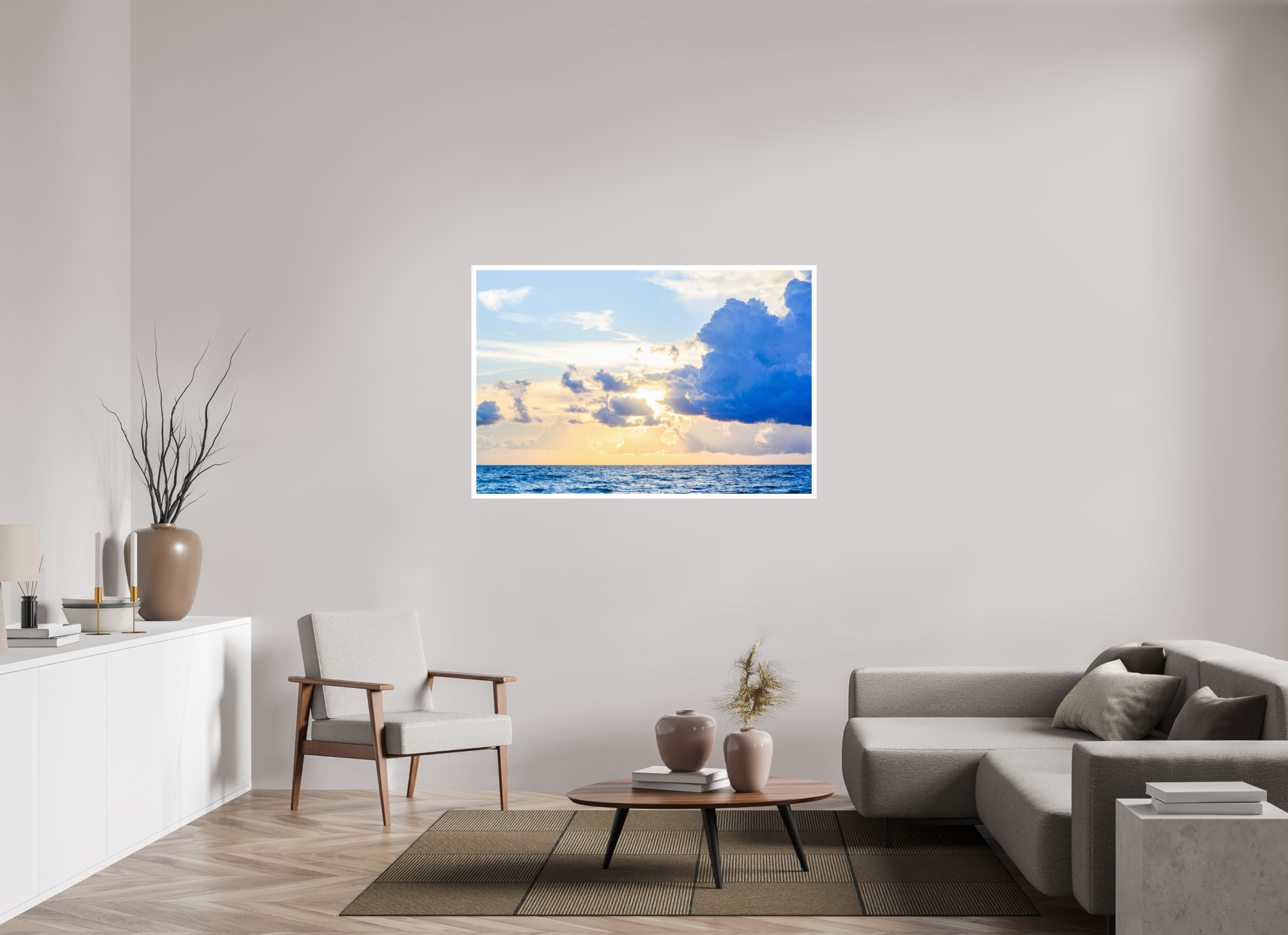 54 x 36″, Hahnemühle FineArt Pearl Print, .79" white border Breaking Through The Clouds