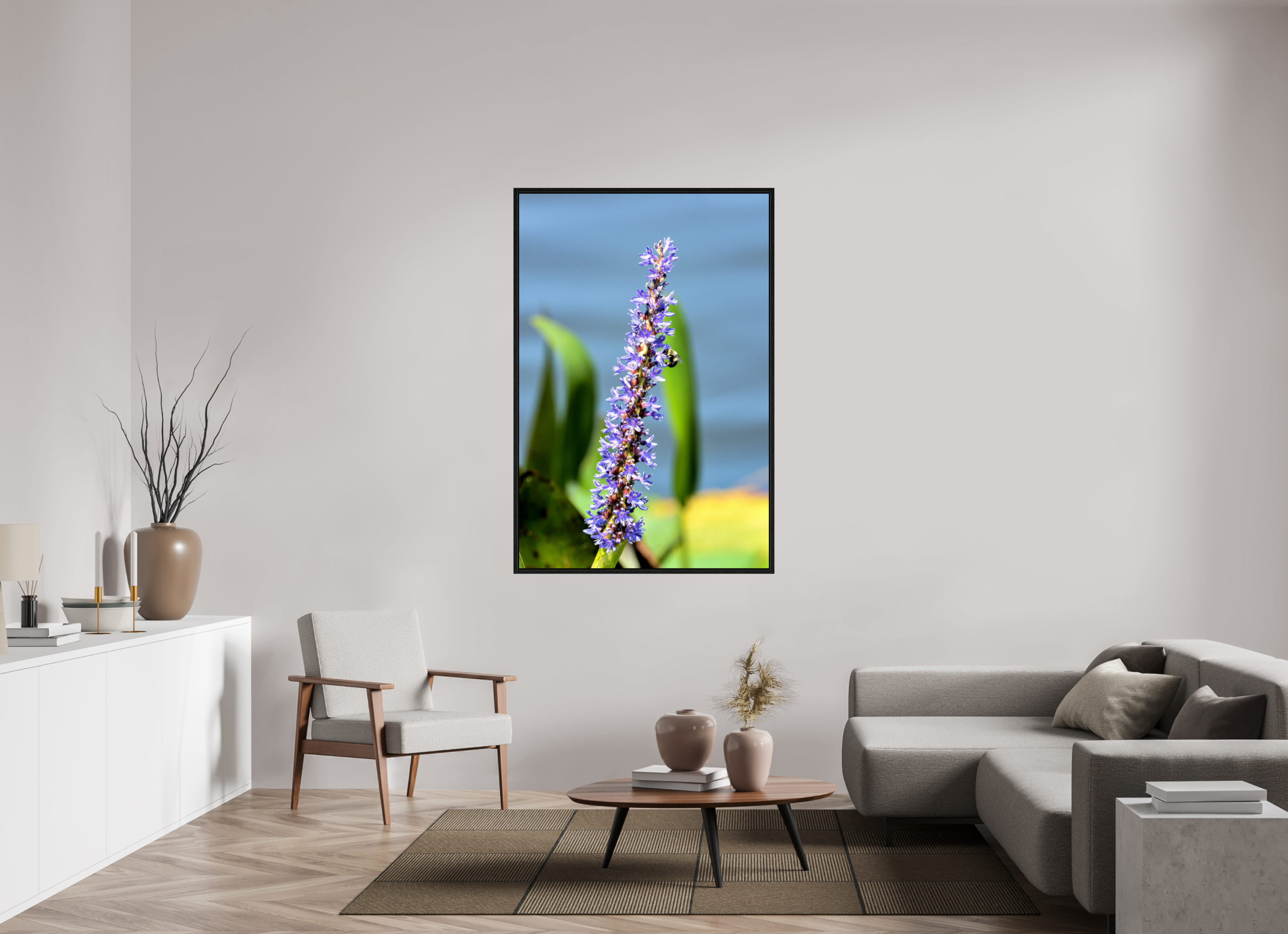 40 x 60″, Floater Frame Bloom & Buzz