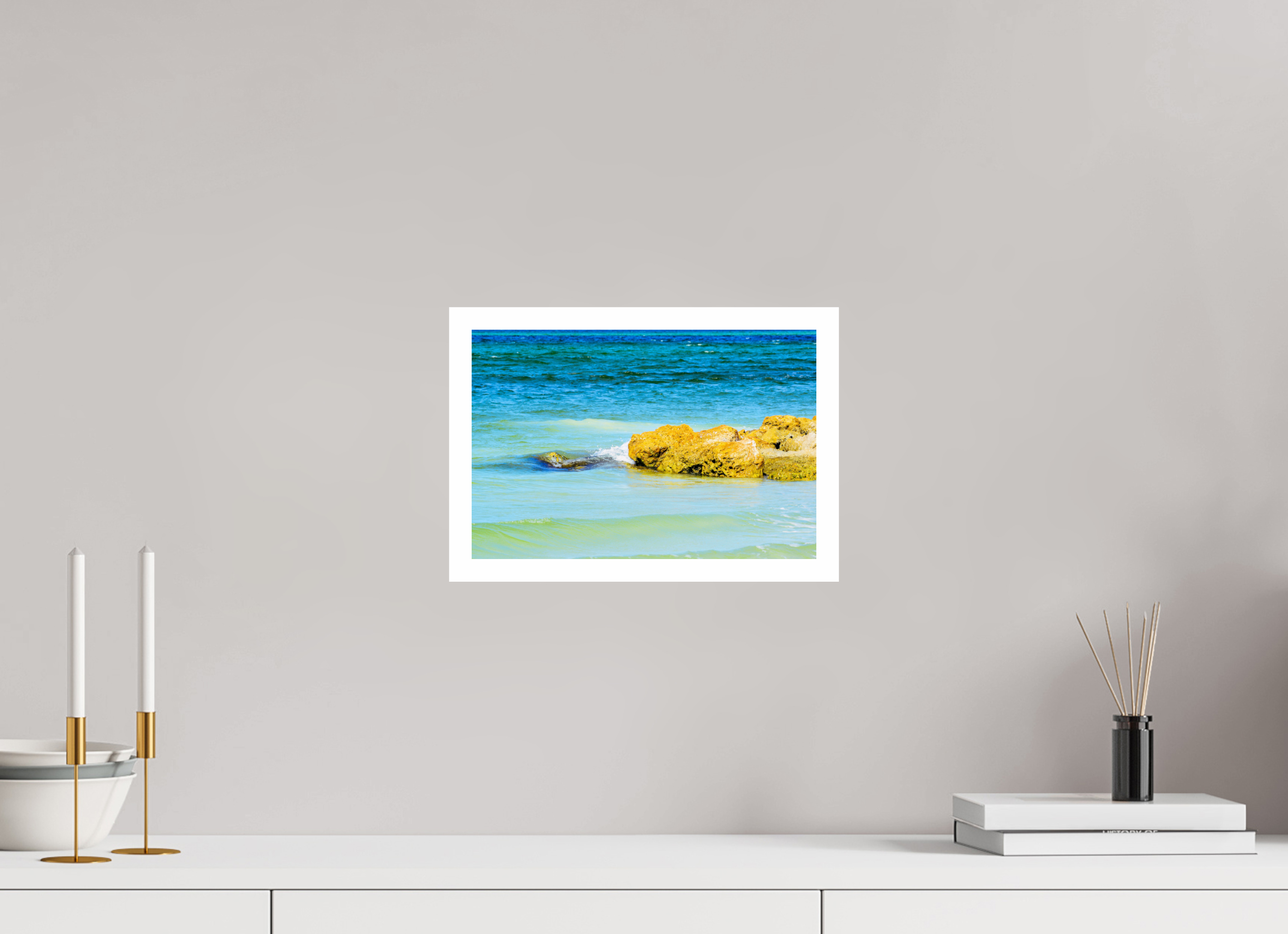 12 x 8″, Hahnemühle FineArt Pearl Print, .79" white border Calm Waters