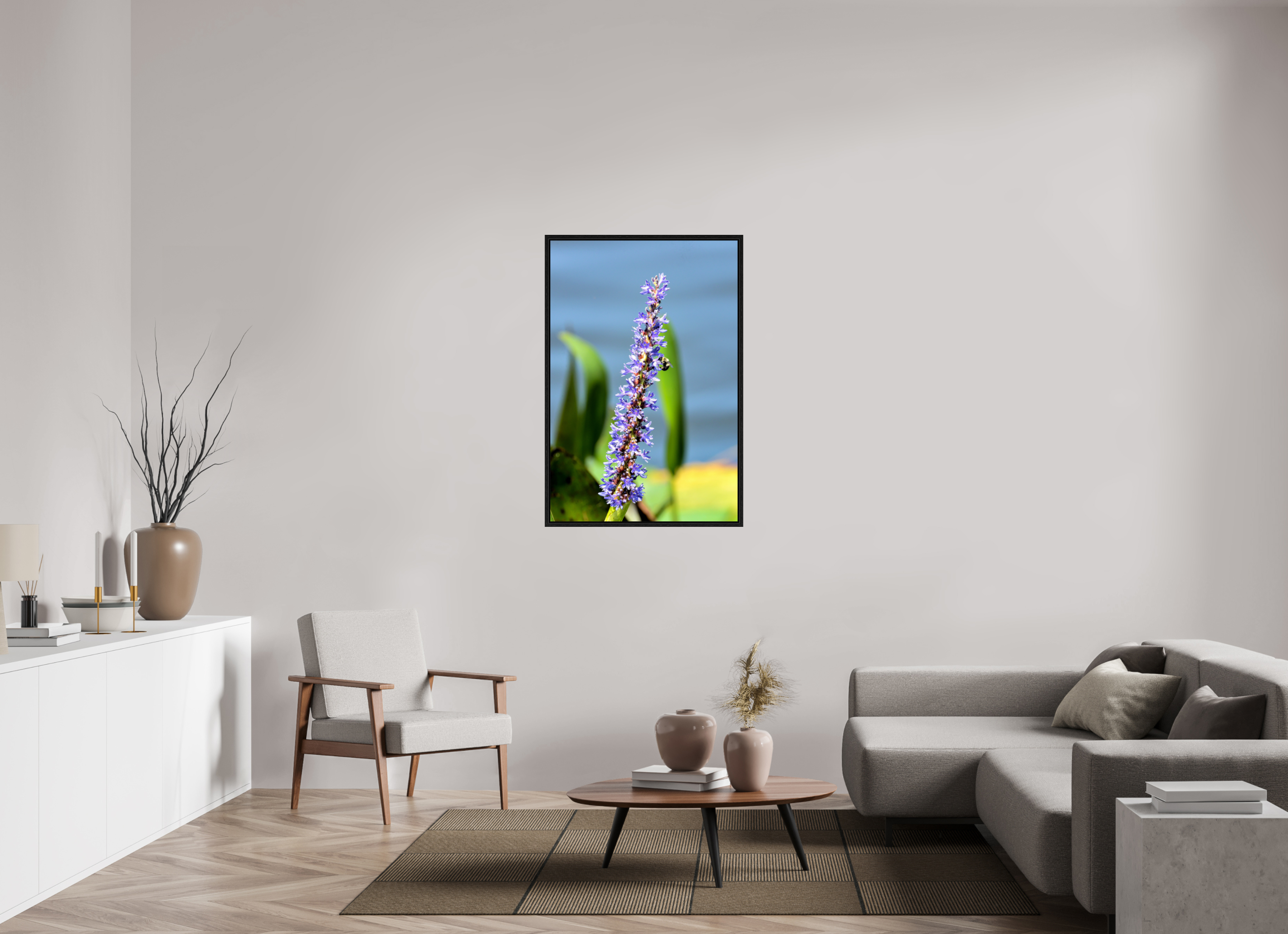 30 x 45″, Floater Frame Bloom & Buzz