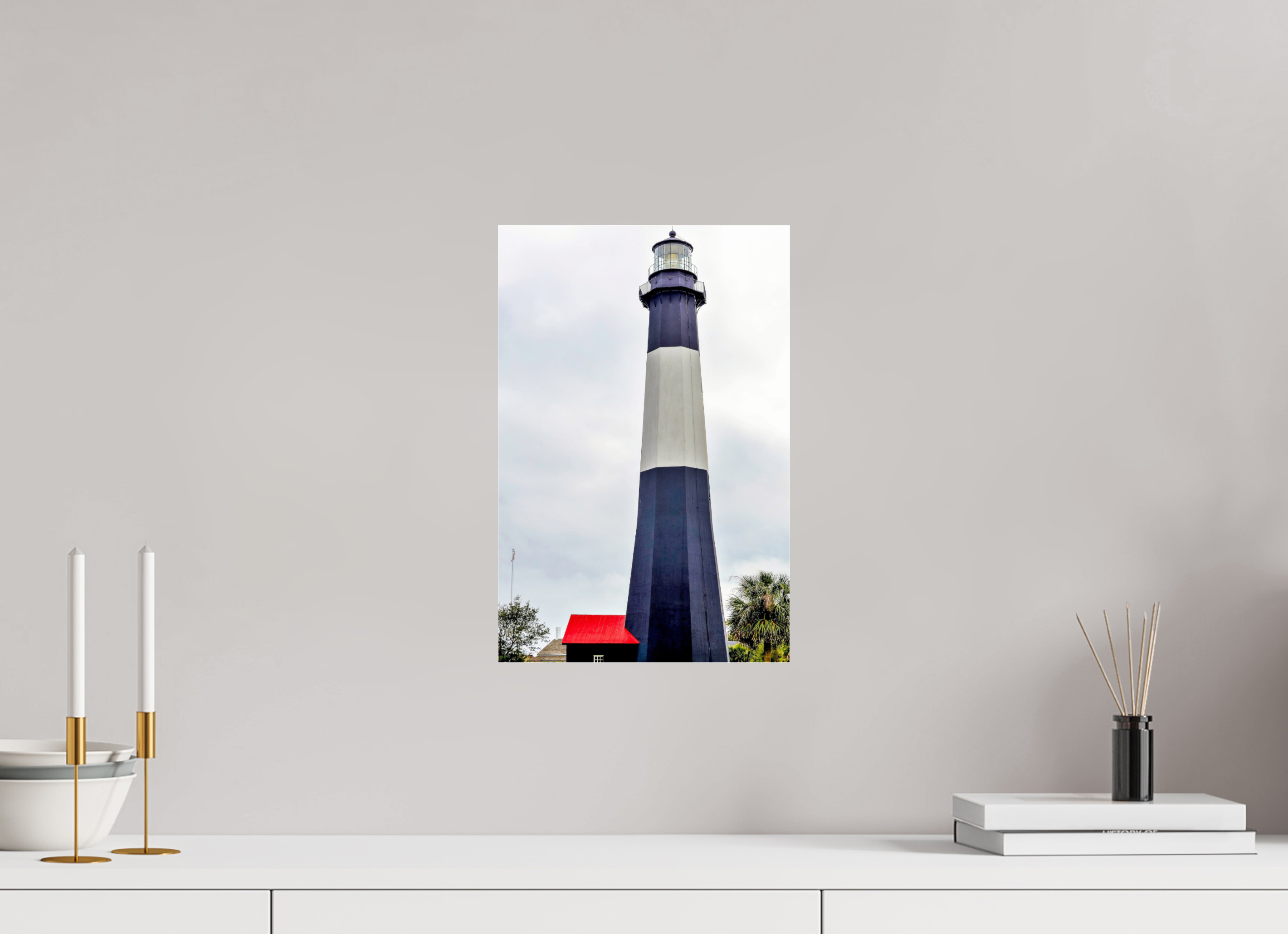 10 x 15″, Photo Print Under Acrylic Glass Tybee Island Light Station