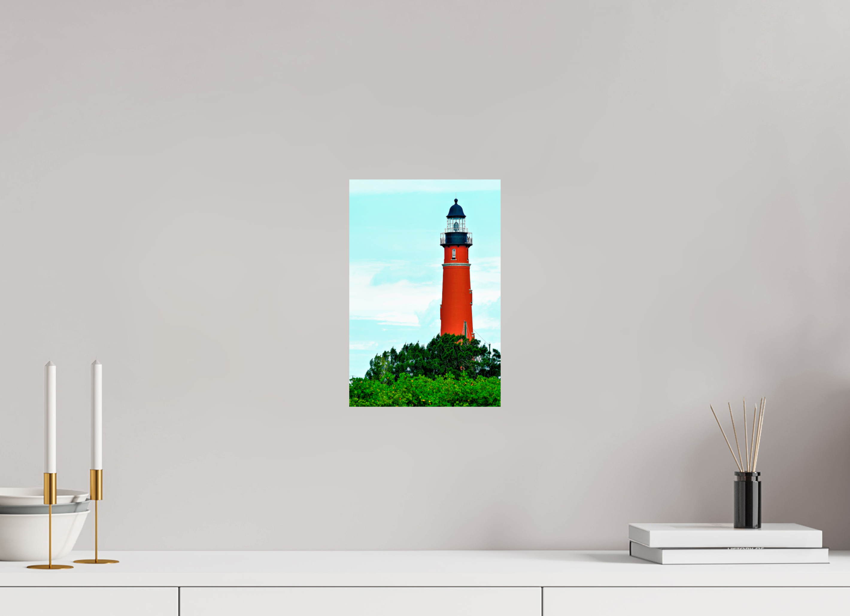 8 x 12″, Photo Print On Fuji Crystal DP II Ponce de Leon Inlet Lighthouse